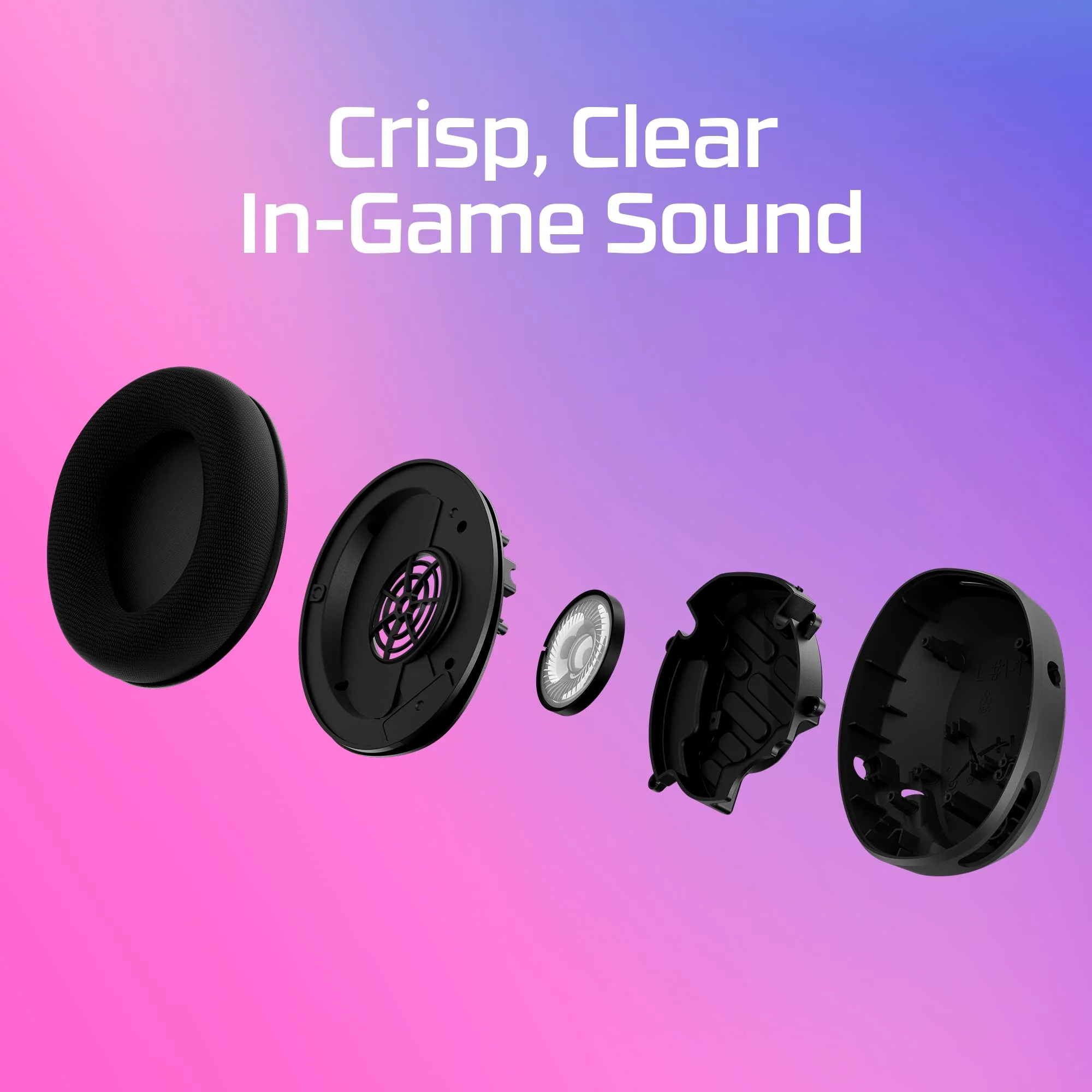 HyperX Cloud Stinger 2 Core – PC Gaming Headset, Lightweight Over-Ear Headset with mic, Swivel-to-Mute mic Function, DTS Headphone:X Spatial Audio, 40mm Drivers,Black Black/Red Wired - Image 5