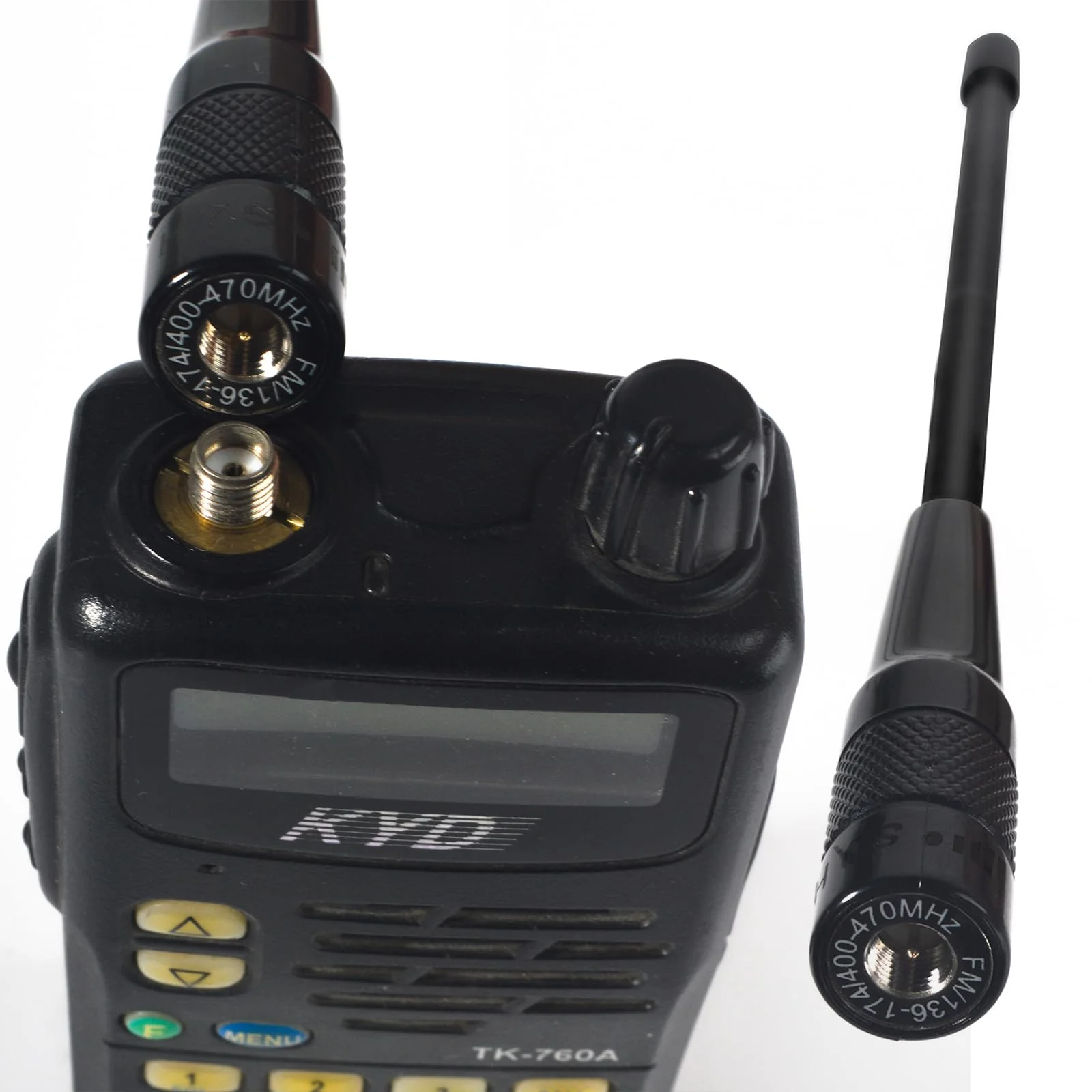 HYS 701N SMA-Male Dual Band VHF/UHF 144MHz/430MHz Antenna for YAESU VX-1R VX-2R VX-3R TYT TH-UV8R UVF10 UV6R Walkie Talkie(3PCS) Black - Image 4