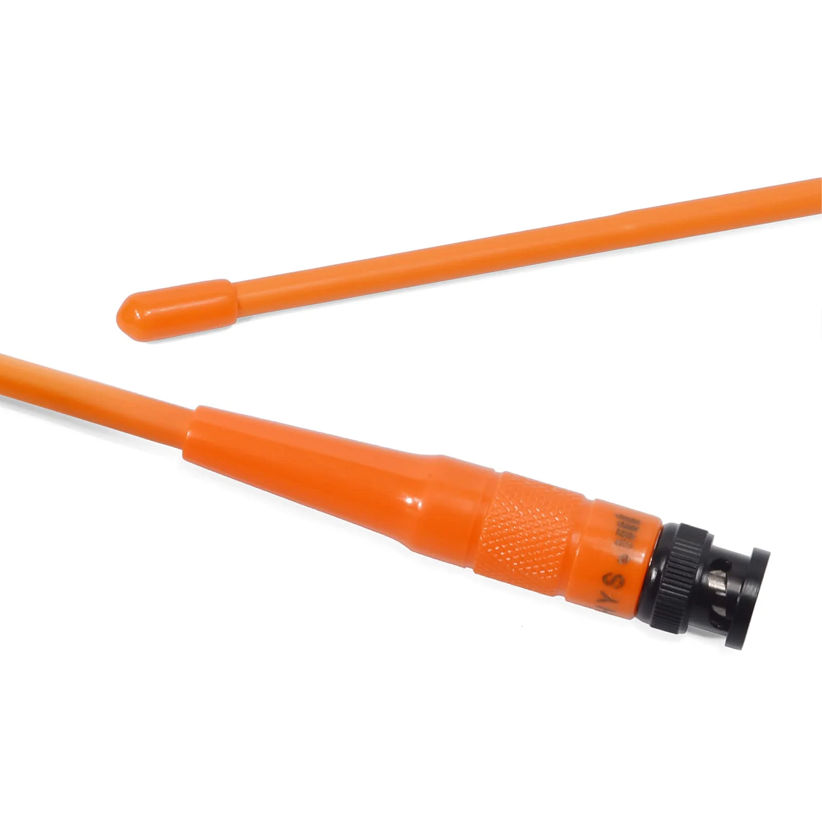 HYS BNC HT Antenna, 144/440 MHz Dual-Band High Gain Handheld Antenna for ICOM IC-V9 Motorola HT440 CP500 Uniden Bearcat Whistler VHF/UHF Ham Radio (Pack of 2) Orange 2pcs - Image 5