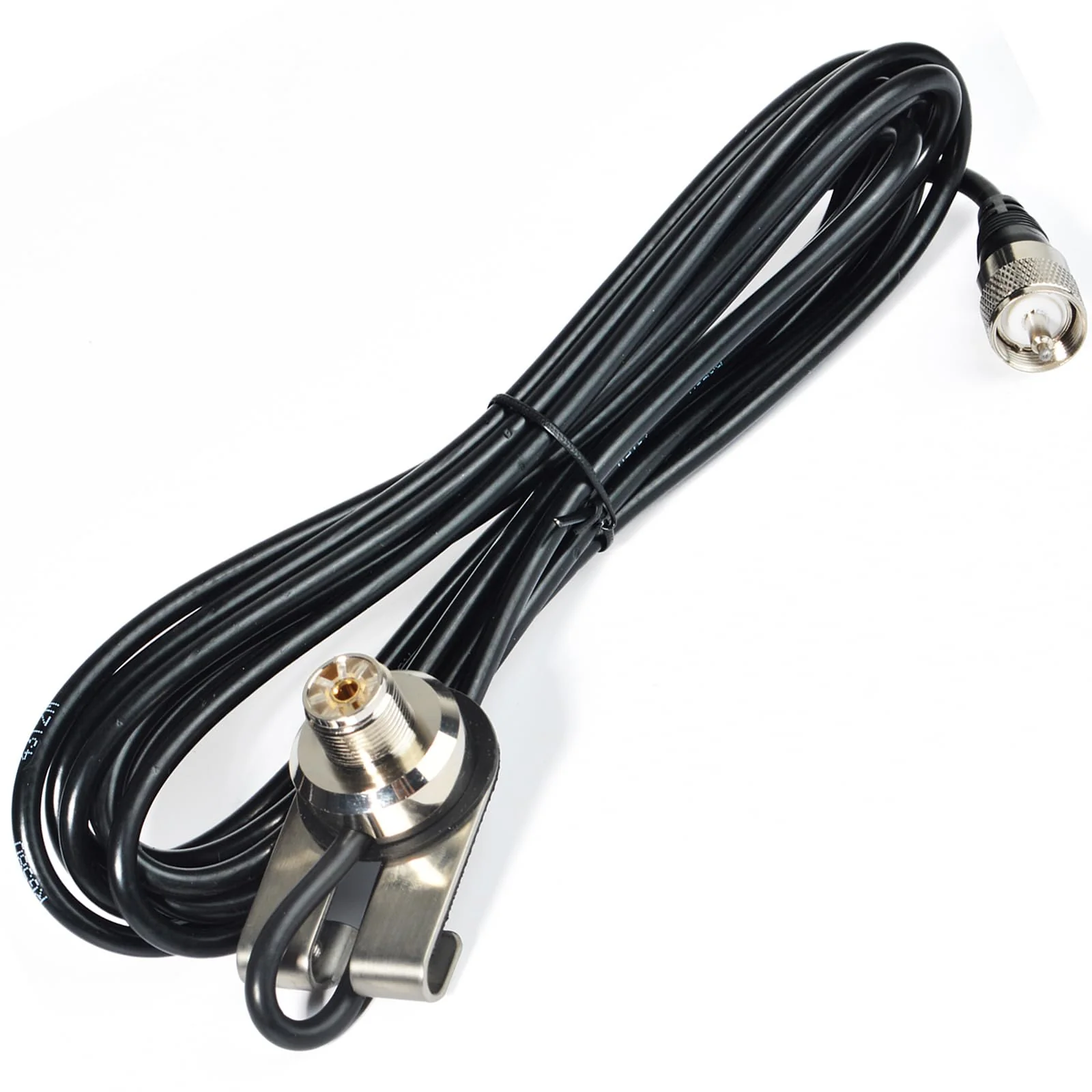 HYS Heavy-Duty Trunk Lid Antenna Mount Bracket Base with 13Ft RG-58 Coax Cable, PL-259 to SO239 UHF Connectors for CB, Ham Radio, HF/VHF/UHF Mobile Antennas (TCJ-N6) - Image 5