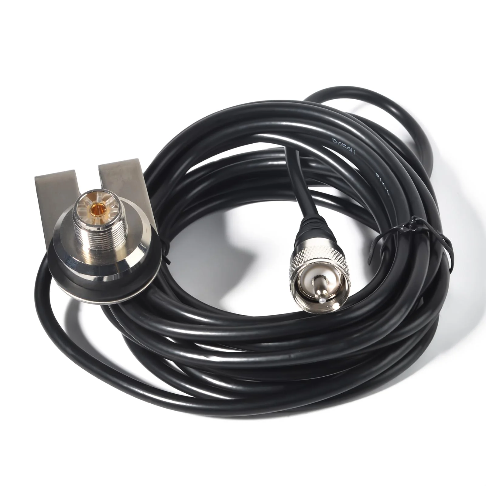 HYS Heavy-Duty Trunk Lid Antenna Mount Bracket Base with 13Ft RG-58 Coax Cable, PL-259 to SO239 UHF Connectors for CB, Ham Radio, HF/VHF/UHF Mobile Antennas (TCJ-N6) - Image 7