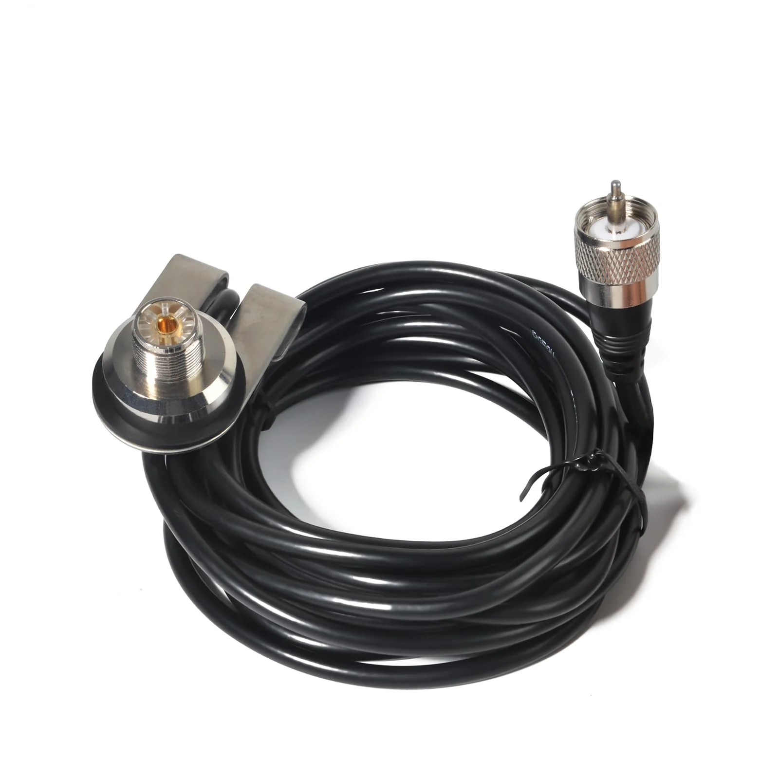 HYS Heavy-Duty Trunk Lid Antenna Mount Bracket Base with 13Ft RG-58 Coax Cable, PL-259 to SO239 UHF Connectors for CB, Ham Radio, HF/VHF/UHF Mobile Antennas (TCJ-N6) - Image 8