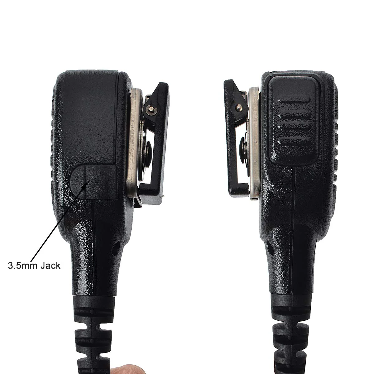 HYS IP54 Waterproof Speaker Shoulder Microphone, Handheld Remote Speaker Mic with Reinforced Cable for APX4000 APX6000 APX7000 XPR6350 XPR6550 XPR7350 XPR7550 APX 4000 6000 7000 8000 - Image 2