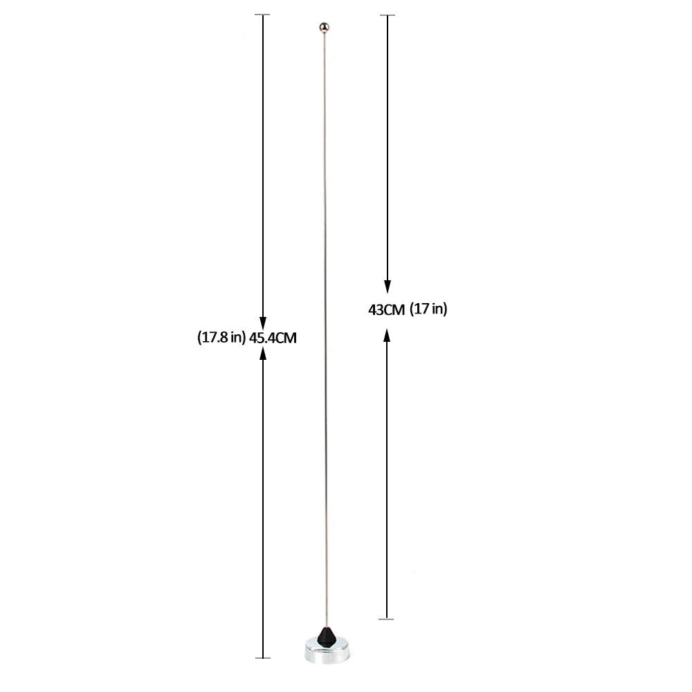 HYS TCJ-N1 VHF NMO 136-174 Mhz Mobile Vehicle FM Tranceiver 2M Antenna with 13 ft RG58 Coax Cable NMO to UHF PL259 Connector for Yaesu Kenwood HYT Vertex Icom Mobile Radios - Image 2