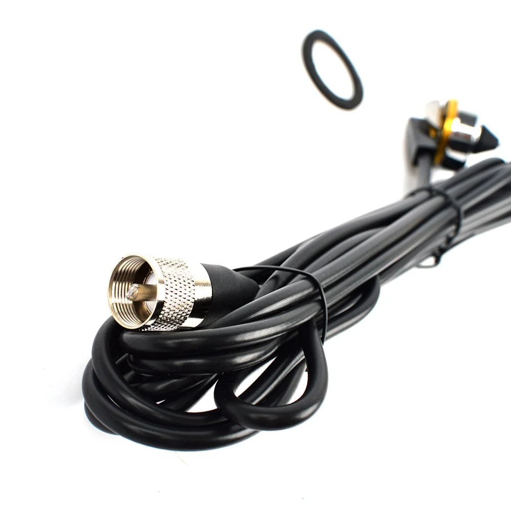 HYS TCJ-N1 VHF NMO 136-174 Mhz Mobile Vehicle FM Tranceiver 2M Antenna with 13 ft RG58 Coax Cable NMO to UHF PL259 Connector for Yaesu Kenwood HYT Vertex Icom Mobile Radios - Image 5