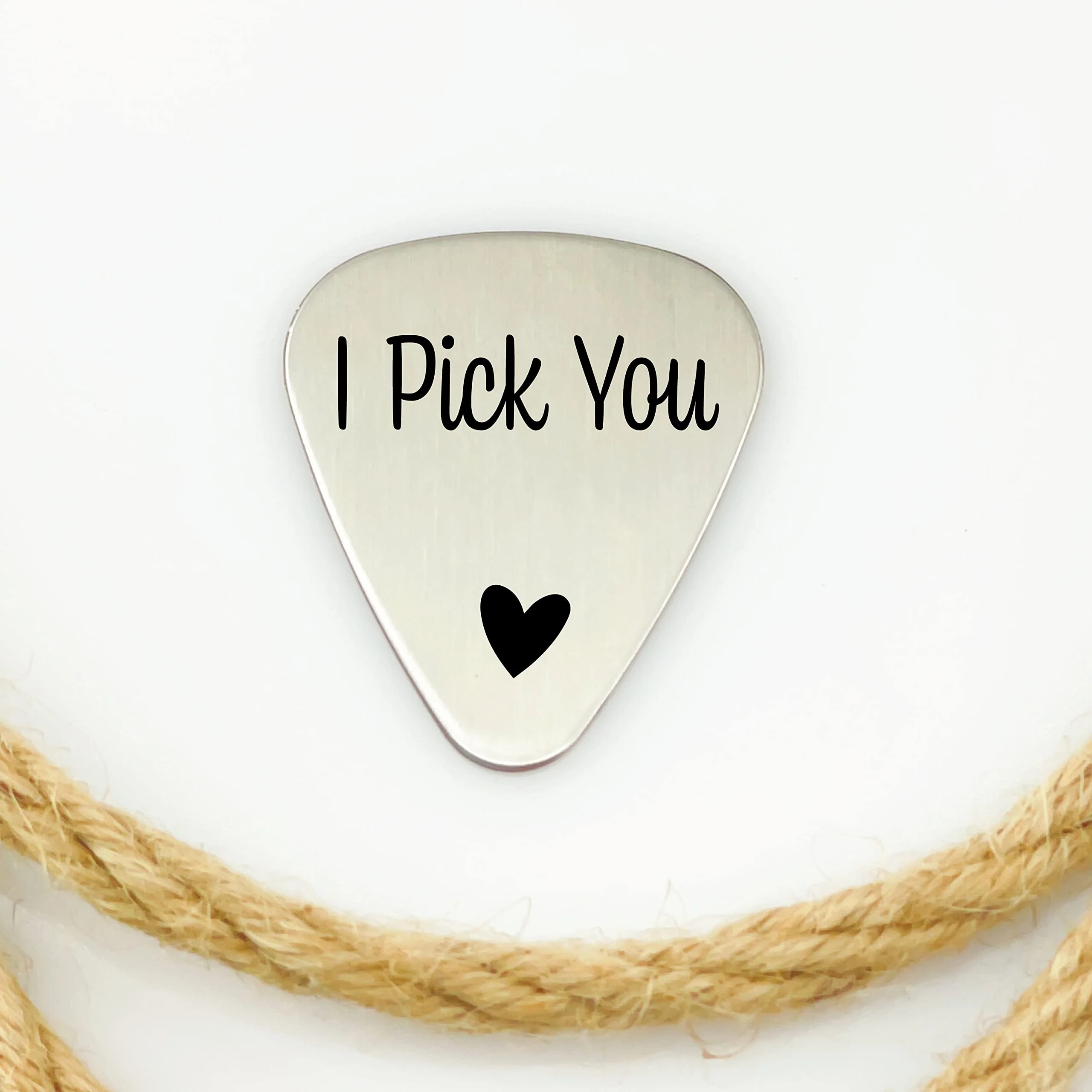 I Pick You Guitar Pick For Him Mens Gift Idea for Him Christmas Gift for Him Birthday Gift for Him Valentines Day Gift for Him FBA-YOU-PICK (#2) #2 - Image 5