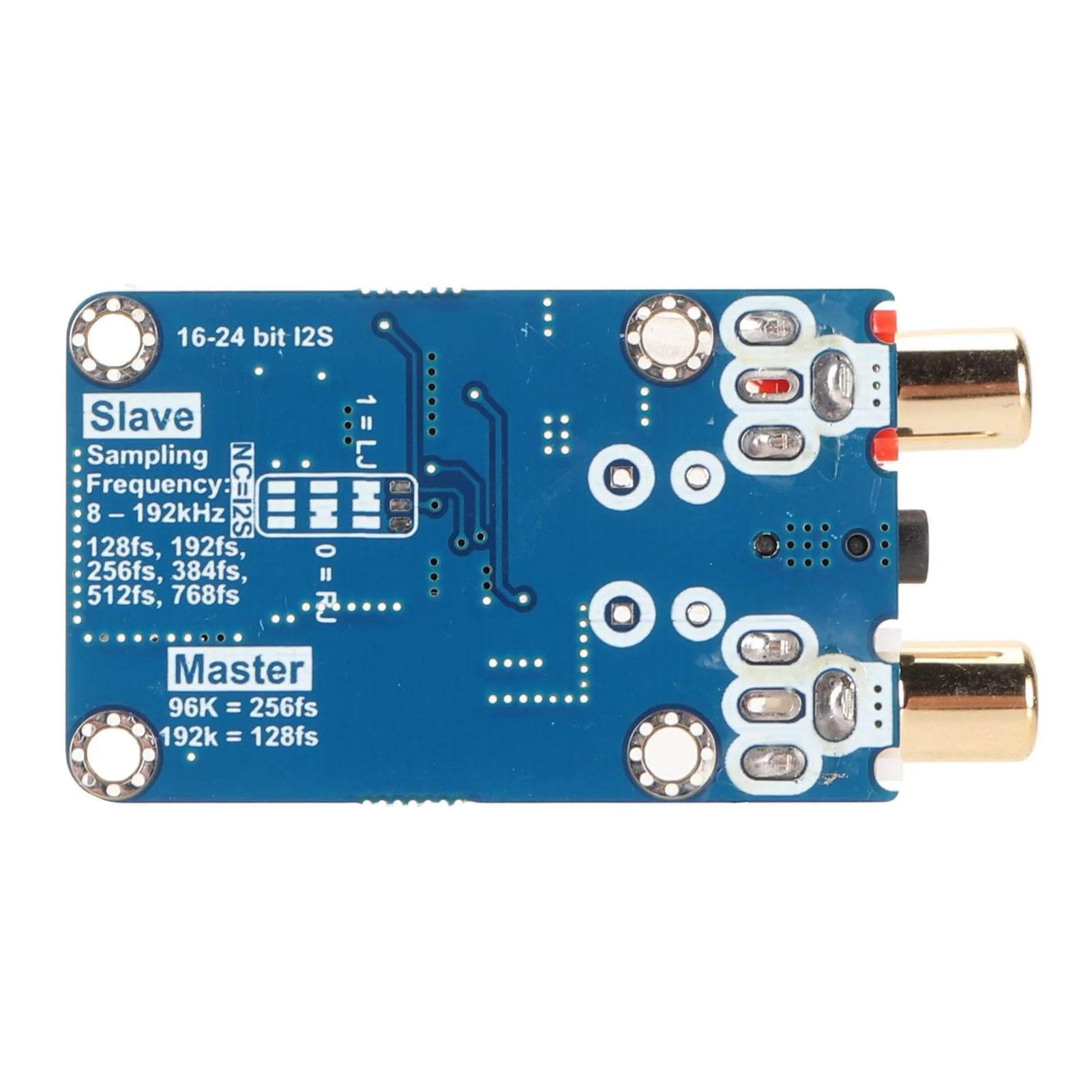 I2S ADC Audio Card Module, 24bit 192k 96k Master Mode Development Board, Lossless Digital Audio I2S ADC Decoder, 3.5mm or Input - Image 7