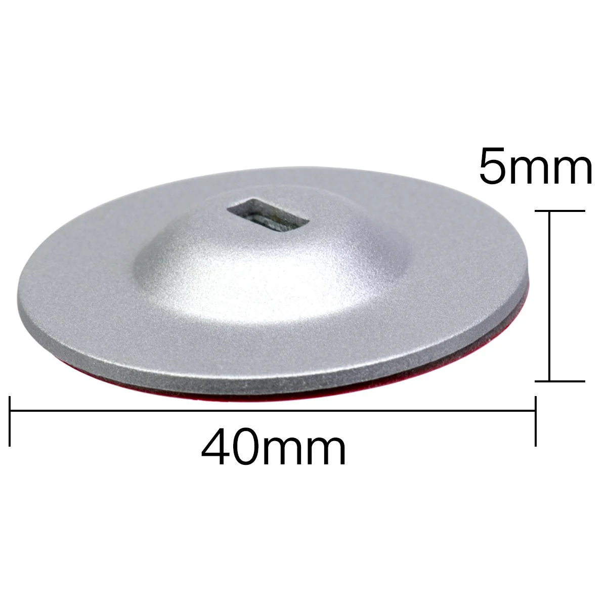 I3C Anchor Plate Adhesive Security Plate, Laptop Lock Plate with Slot, Universal Lock Plate for Laptop, Monitor, Smart Phone, MacBook, Ipad, Tablet, Other Electronic Products (Silver 4 Pack) Silver - Image 2