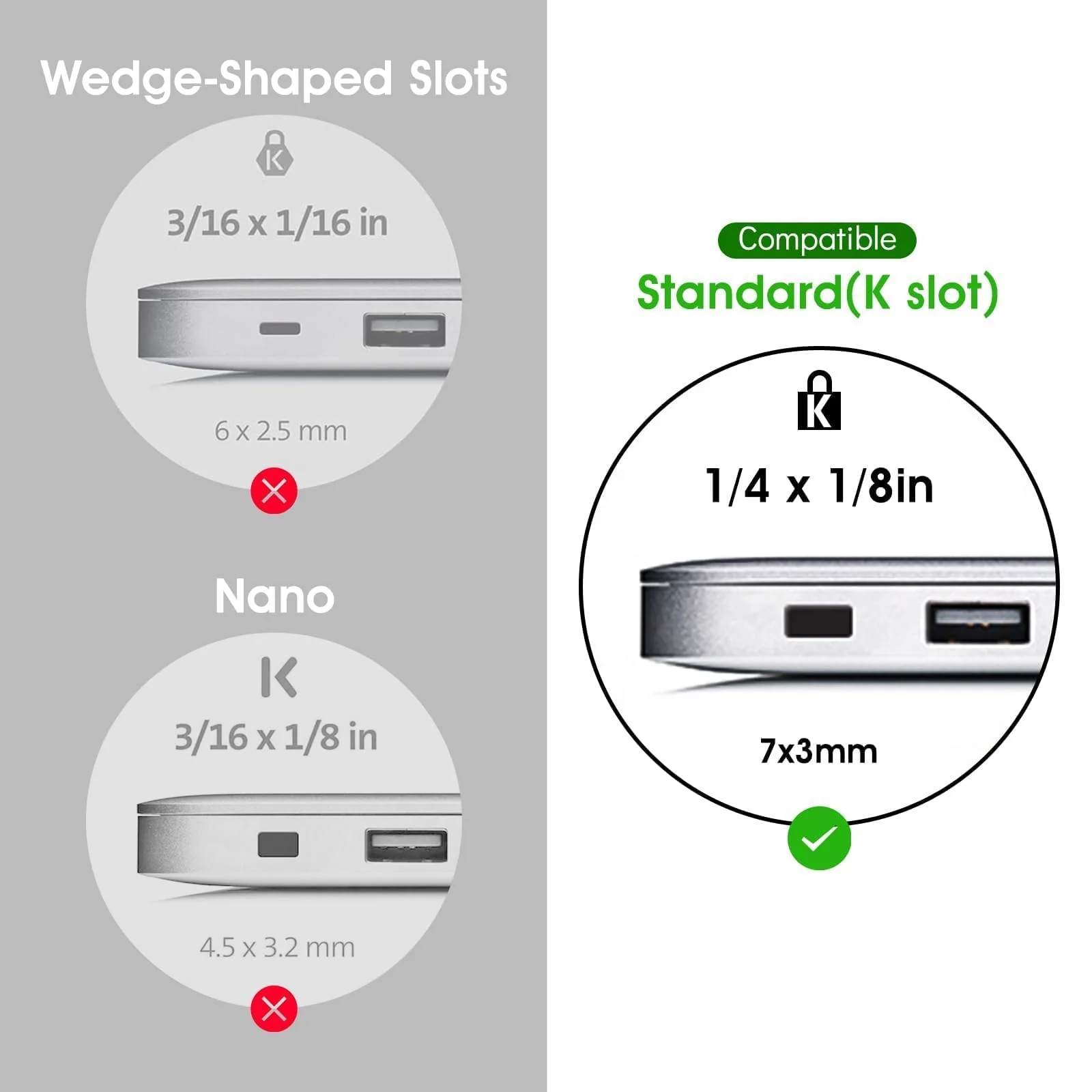 I3C Laptop Cable Lock 4 Digital Combination Lock Security Computer Cable Lock Anti Theft Combination Lock Compatible for iPad Tablet Laptop MacBook Dell HP Samsung Android (1 Pack) 1 Pack - Image 3