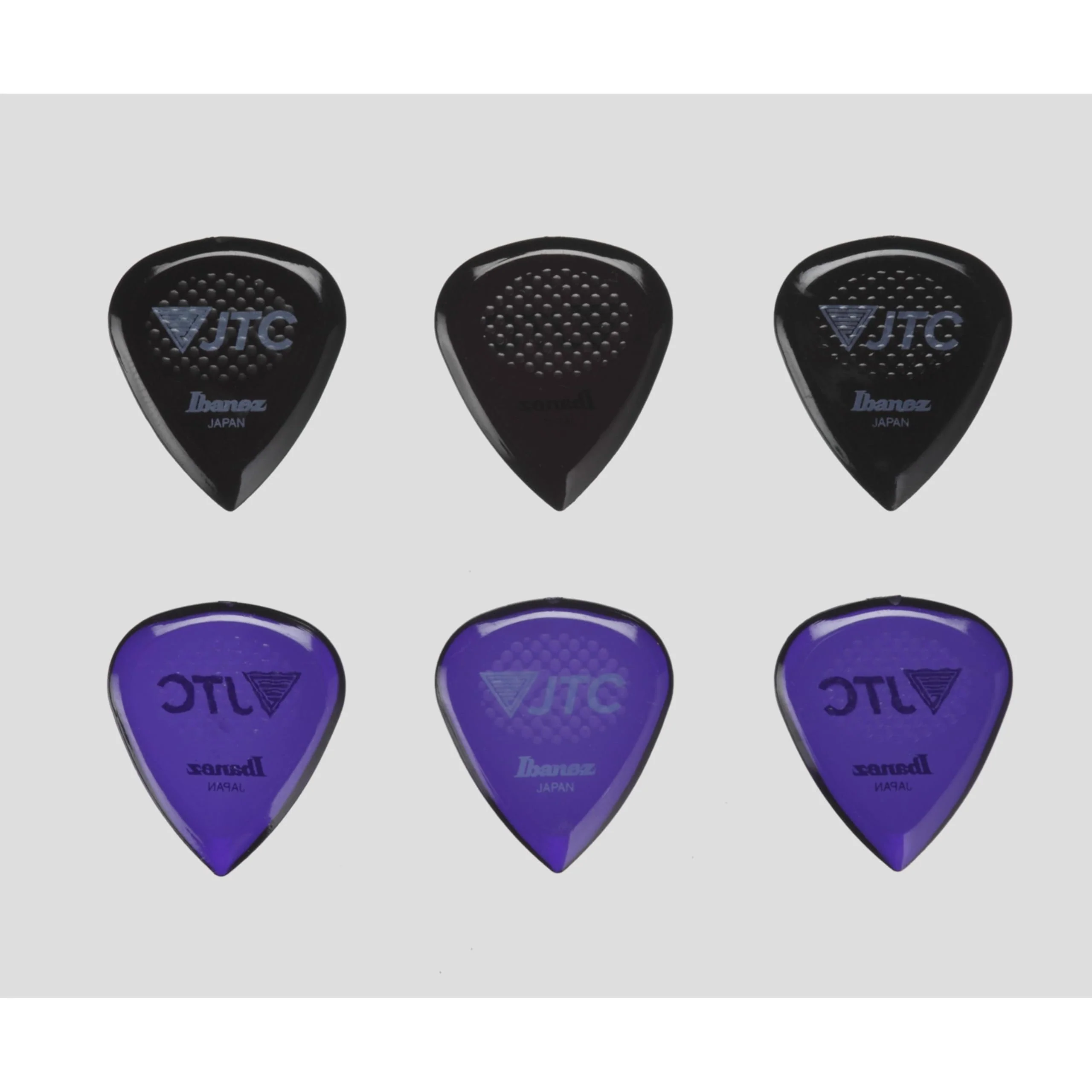 Ibanez PJTC1R JTC Pick 6 Pack 2.5mm Amethyst & Onyx - Image 2