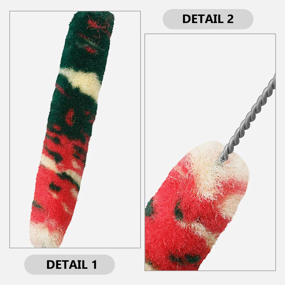 ibasenice 2pcs Piccolo Brush Piccolo Clean Brush Piccolo Cleaning Tools Piccolo Cleaner Brush Music Instruments Cleaning Kits Instrument Cleaning Tool Saliva Cotton Thread Straw - Image 5
