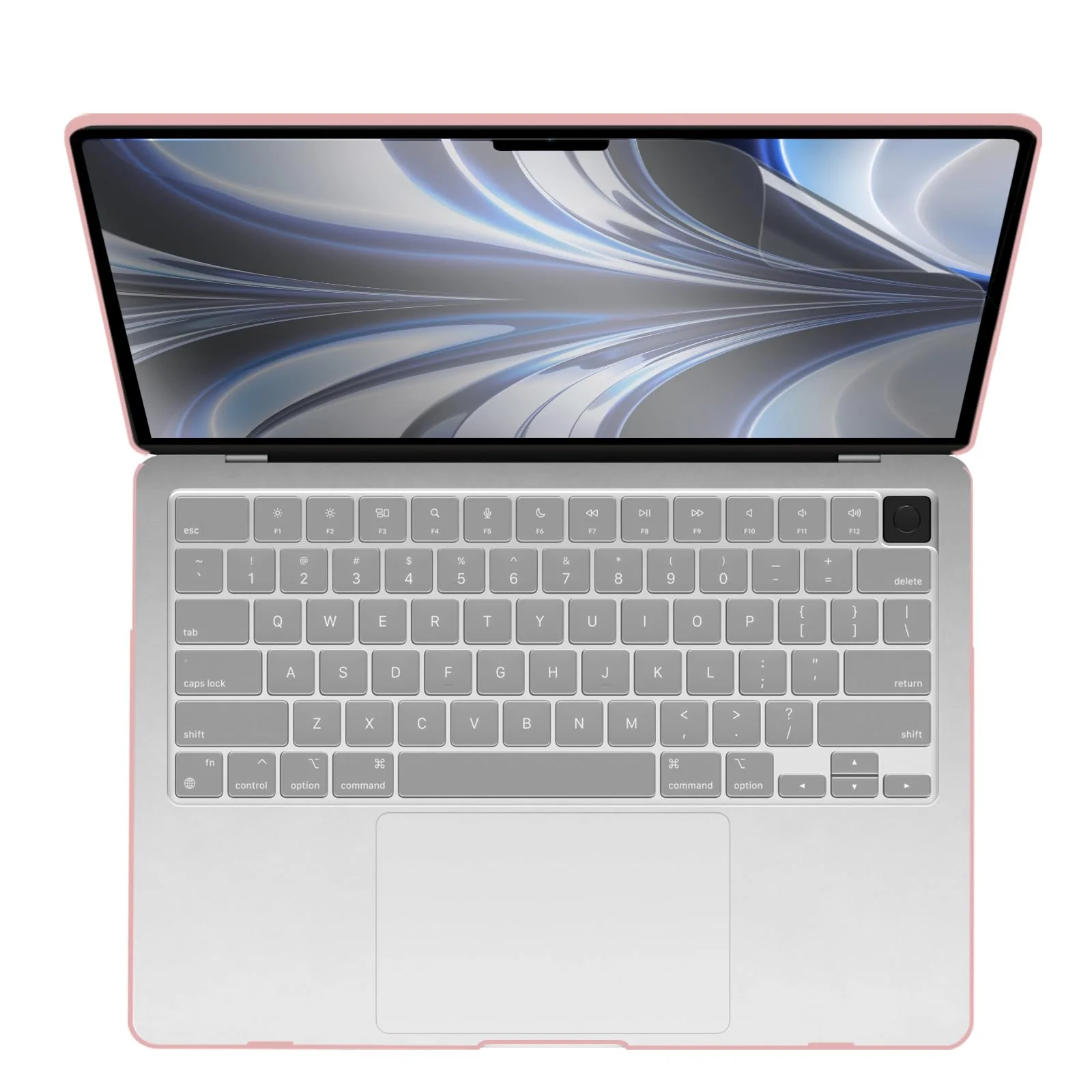 IBENZER Compatible with 2024 2023 2022 MacBook Air 13 inch Case M3 A3113 M2 A2681, HardShell Case & KeyboardCover & ScreenFilm & Type-C Adapter for Mac Air 13.6, Cherry, AT13-KK-CHRY+2TC For Macbook Air 13.6" M3 A3113 M2 A2681 - Image 8