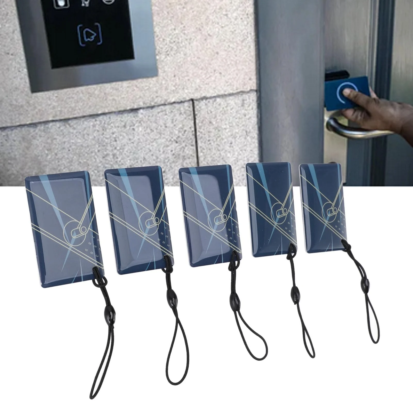IC Cards, 20pcs 13.56 MHz RFID Keychain, Smart Lock Keychain, Contactless Key Fob Access Card, Proximity ID Card, Digital Intelligent Door Lock, Default, Modern - Image 5