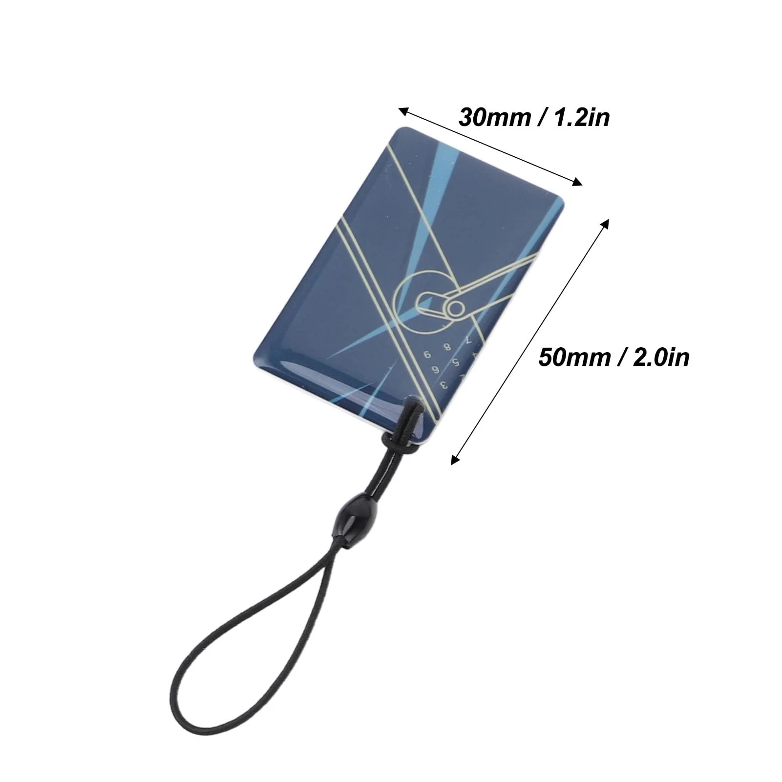 IC Cards, 20pcs 13.56 MHz RFID Keychain, Smart Lock Keychain, Contactless Key Fob Access Card, Proximity ID Card, Digital Intelligent Door Lock, Default, Modern - Image 6