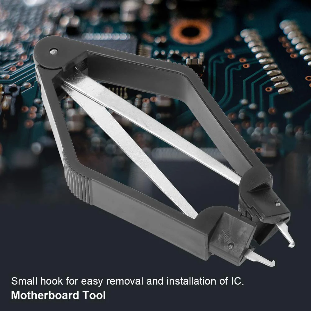 IC Extractor Removal Puller, Chip Extractor, IC Extractor Tool, Logic Gates, Stainless Steel IC Chip Removal Tool Motherboard Component Ic E - Image 7