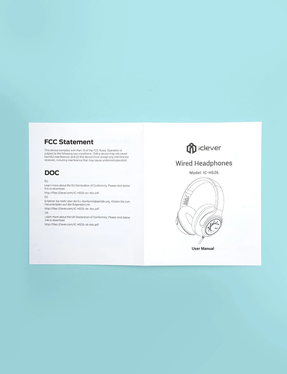 iClever Kids Headphones with Cord, 85dBA Safe Volume Wired Headphones for Kids, Stereo Sound Foldable Adjustable, 3.5mm Jack, Over Ear Kids Headphones for School/Boys/Girls/iPad/Tablet/Travel, Blue - Image 13