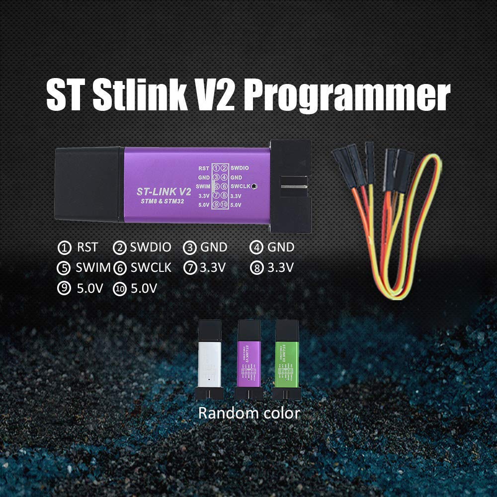 ICQUANZX ST-Link V2 Programming Unit Mini STM8 STM32 Emulator Downloader M89 New (Random Color) - Image 8