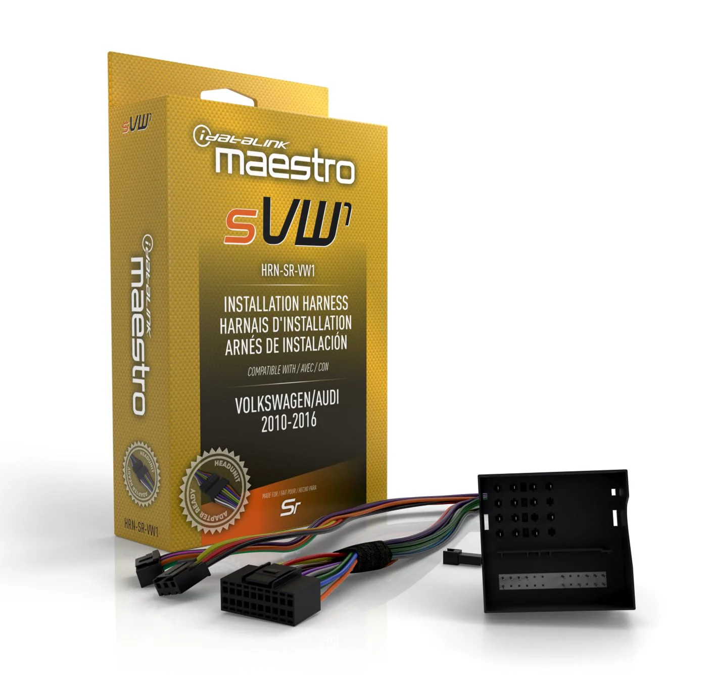 Idatalink Maestro HRN-SR-VW1 T-Harness for Select Volkswagen Vehicles 2002-16, replace The factory radio while retaining steering wheel controls & use of factory amp (ADS-MSR module also required) - Image 6