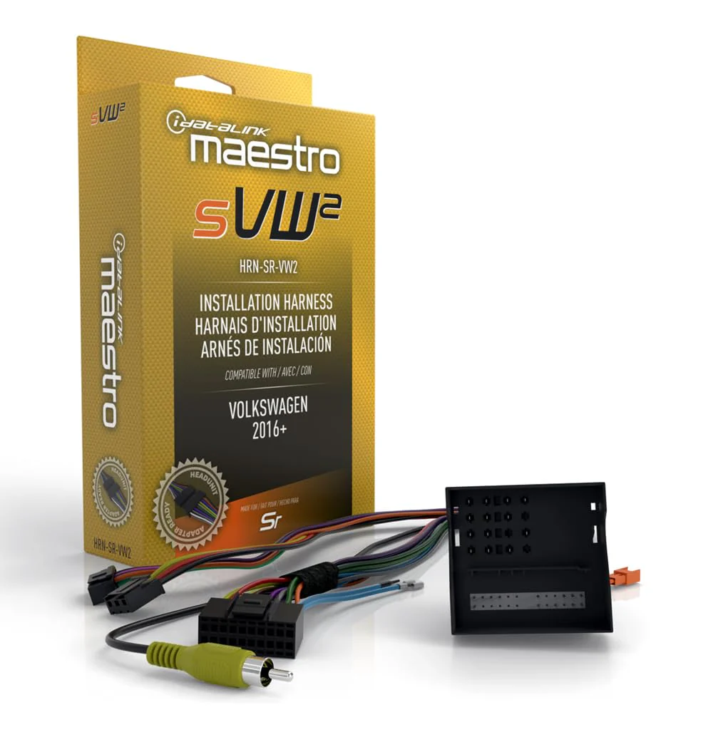 Idatalink Maestro HRN-SR-VW2 T-Harness for Select Volkswagen Vehicles 2016-20, replace The factory radio while retaining steering wheel controls & use of factory amp (ADS-MSR module also required) - Image 6