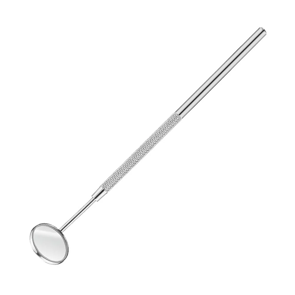 ieron 2 Pieces Stainless Steel Dental Mirror, Surgical Professional Dentist Mirror, Mouth Mirror, Oral Care Checking Instrument and Eyelash Extension - Image 2
