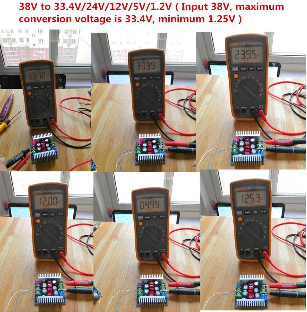 iHaospace 2 pieces 300 W 20 A DC-DC converter module step down voltage module constant current adjustable buck converter 2pcs - Image 7