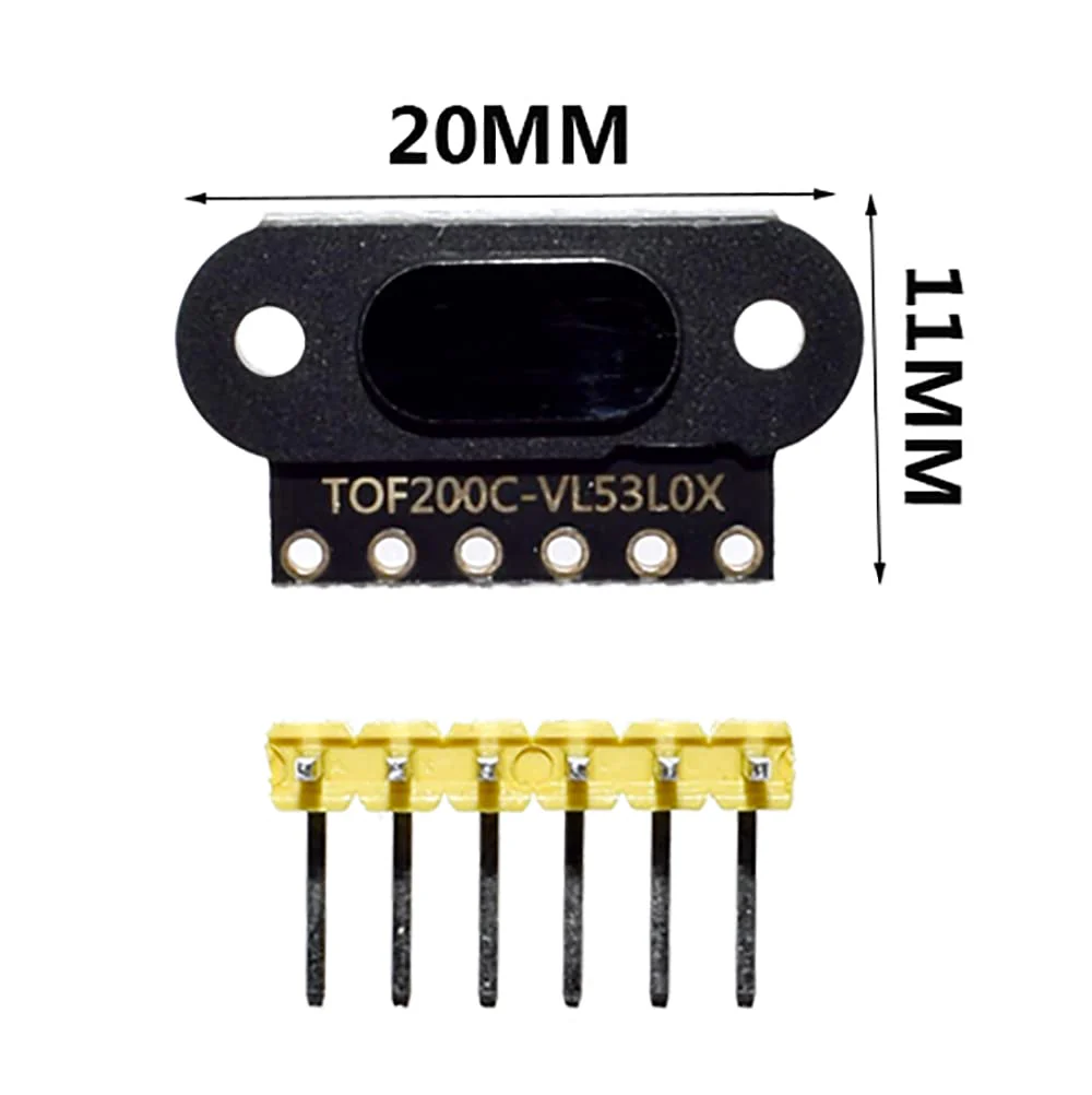 iHaospace TOF200C VL53L0X Time of Flight (ToF) Laser Ranging Sensor Module for Arduino STM32 2M Measuring Distance with Optical Cover Sheet - Image 2