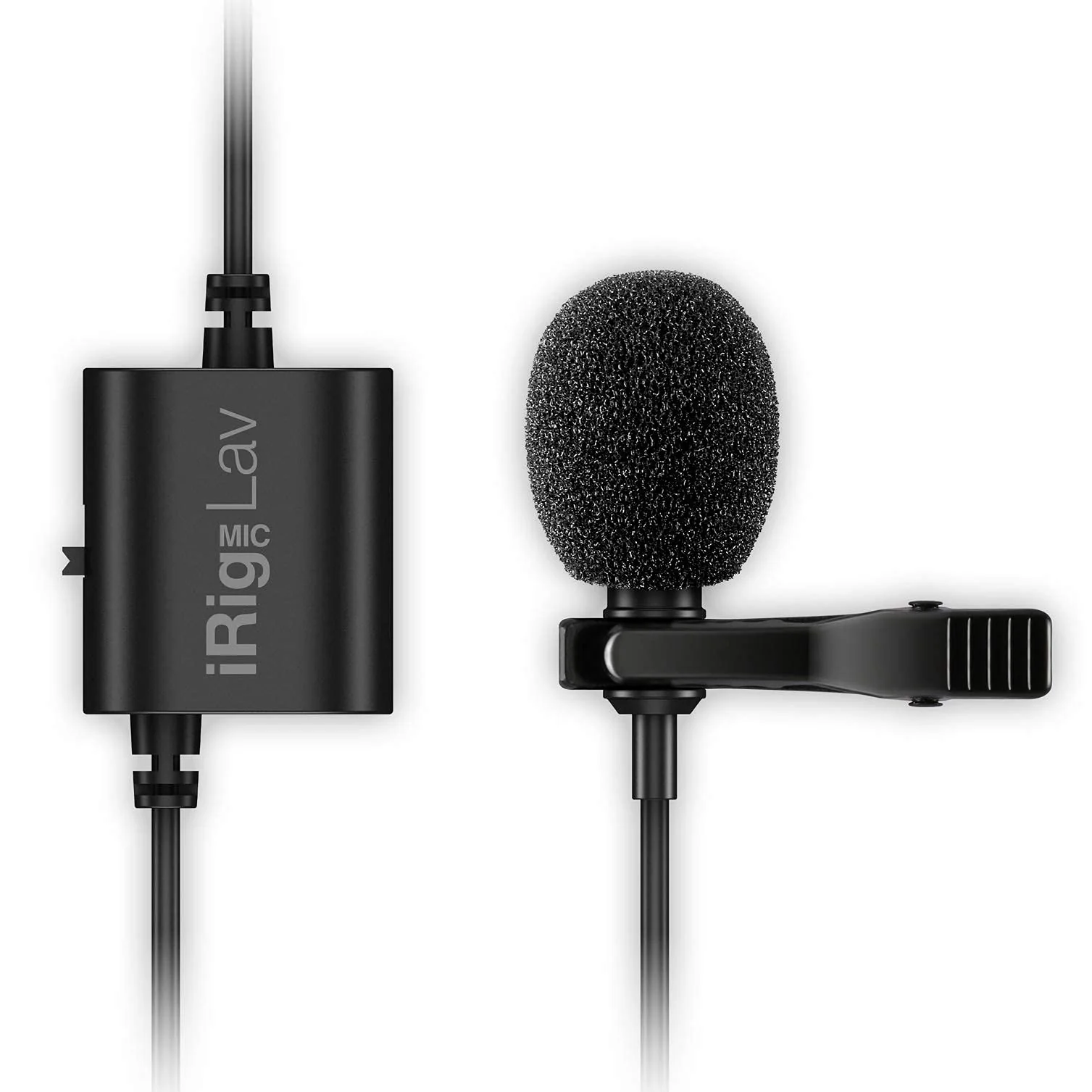 IK Multimedia iRig Mic Lav Lapel Microphone, omnidirectional Condenser lavalier Microphone with 1/8" TRRS Jack, Headphone Out and Daisy-Chaining for iPhone, iPad, Android, Mac, PC Single - Image 7