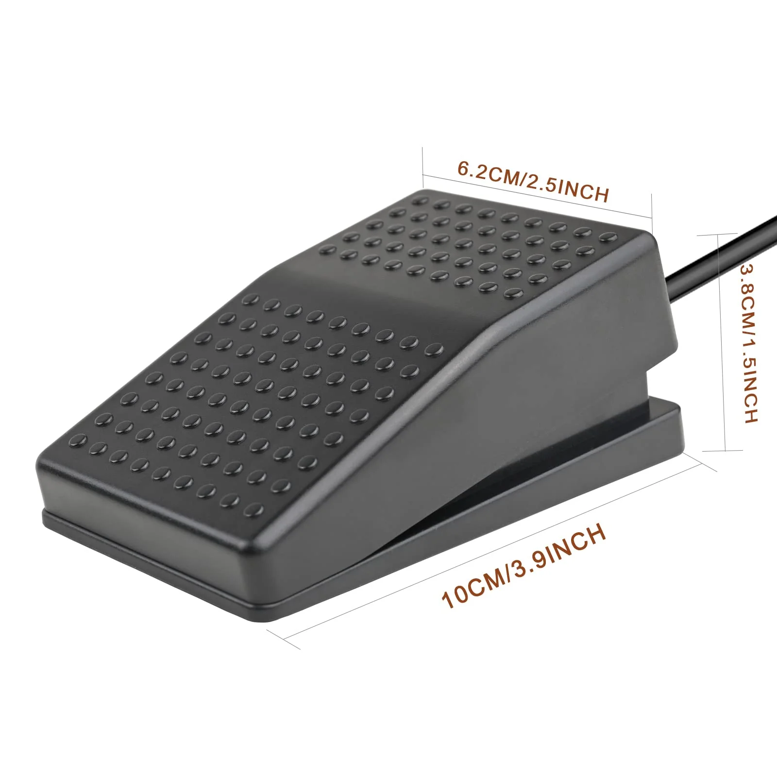 iKKEGOL Upgraded USB Foot Switch Single Pedal Mechanical Control Footswitch Map Mouse Keyboard Hotkey Combination Key press Simulator Program Page Turner Game Transcription HID - Image 3