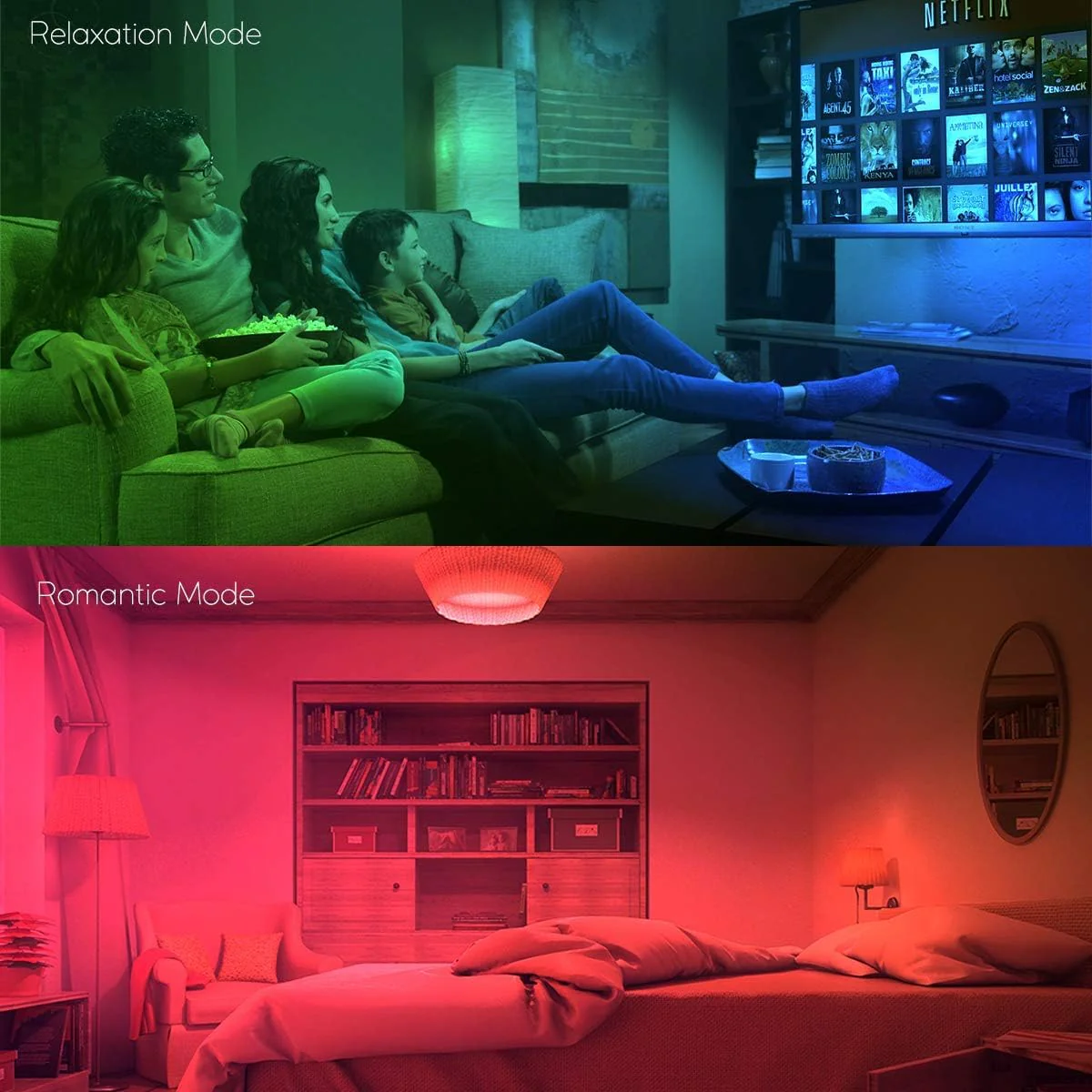 iLC LED Light Bulb Replaces 85W, 1000 Lumen, RGB Light Bulb With Remote Control, Colour Change, Warm White (2700 Kelvin), Edison E27 1 Stück (1er Pack) - Image 4