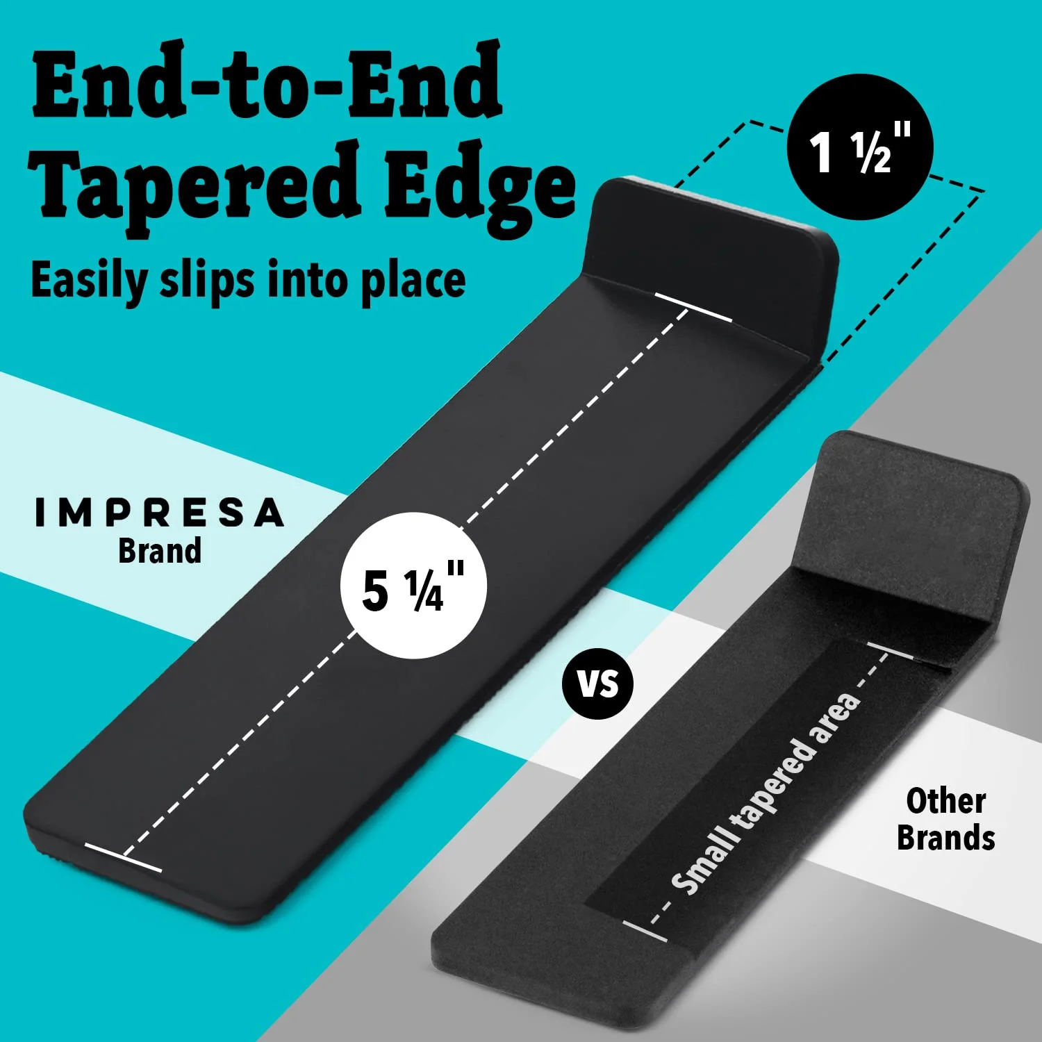 IMPRESA [2 Pack] Guitar Floating Tremolo Bridge Shim - for Easy Adjustment and Tuning - Durable Plastic Trem Wedge - Electric Guitar Bridge Replacement Tool for Faster String Replacement - Image 4