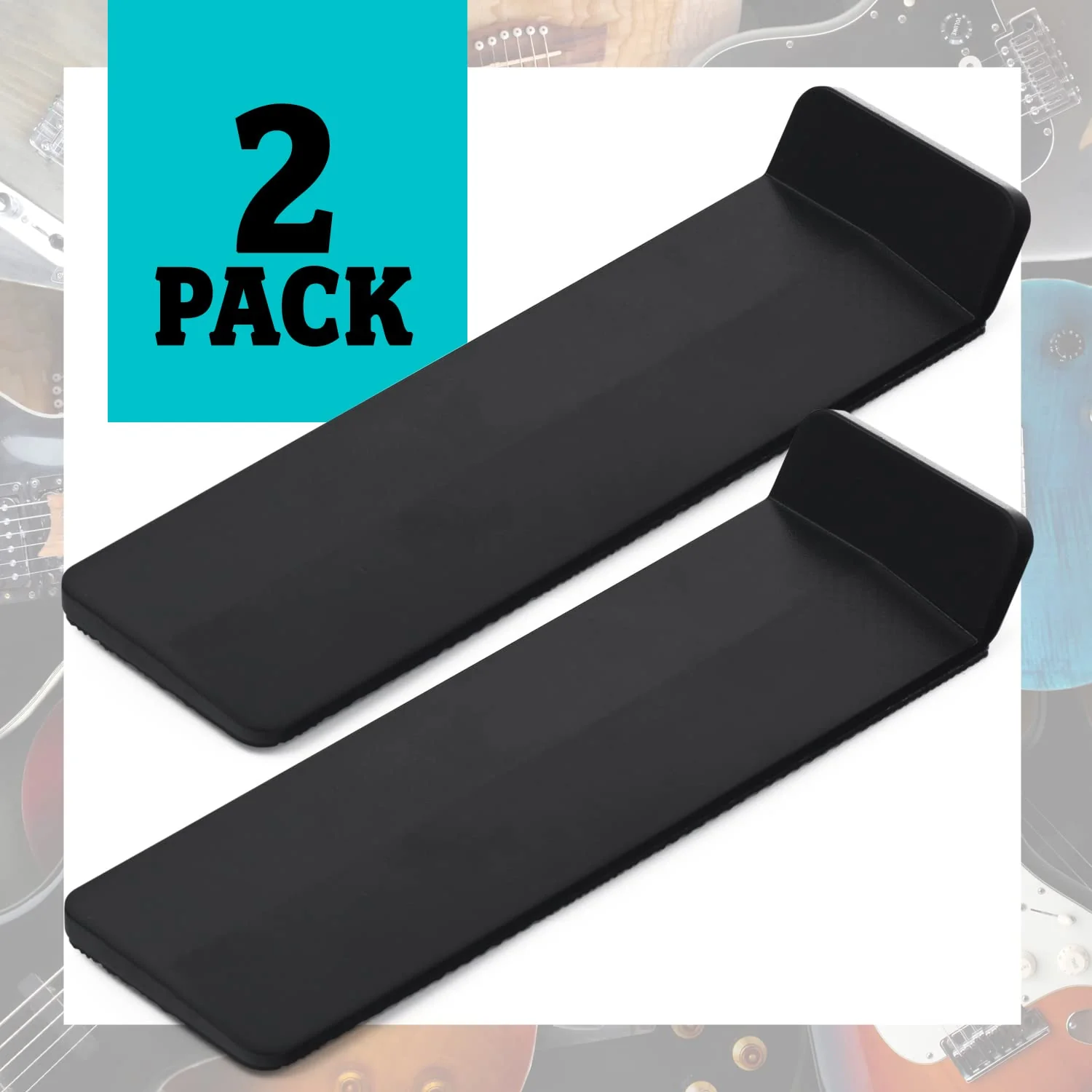 IMPRESA [2 Pack] Guitar Floating Tremolo Bridge Shim - for Easy Adjustment and Tuning - Durable Plastic Trem Wedge - Electric Guitar Bridge Replacement Tool for Faster String Replacement - Image 7
