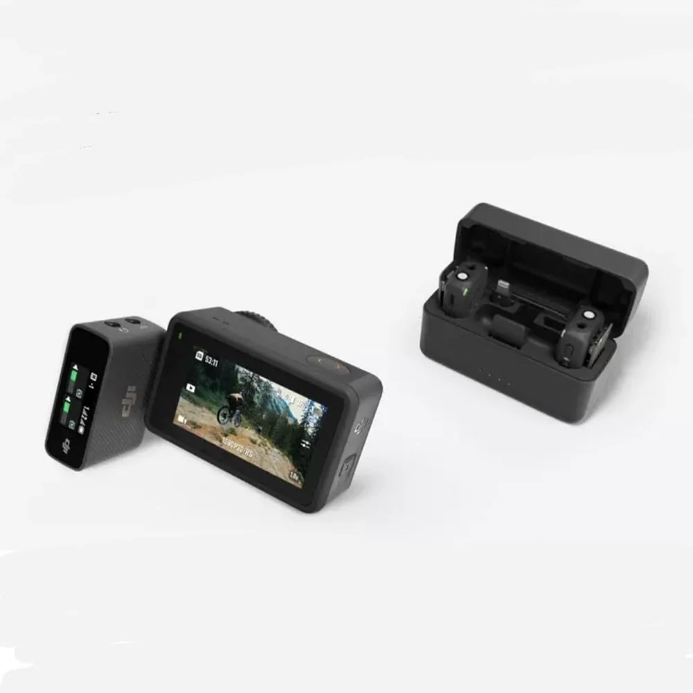iMusk Original OEM Camera Mount Adapter for DJI Mic Receiver, Black, Plastic, Top Mount - Image 4