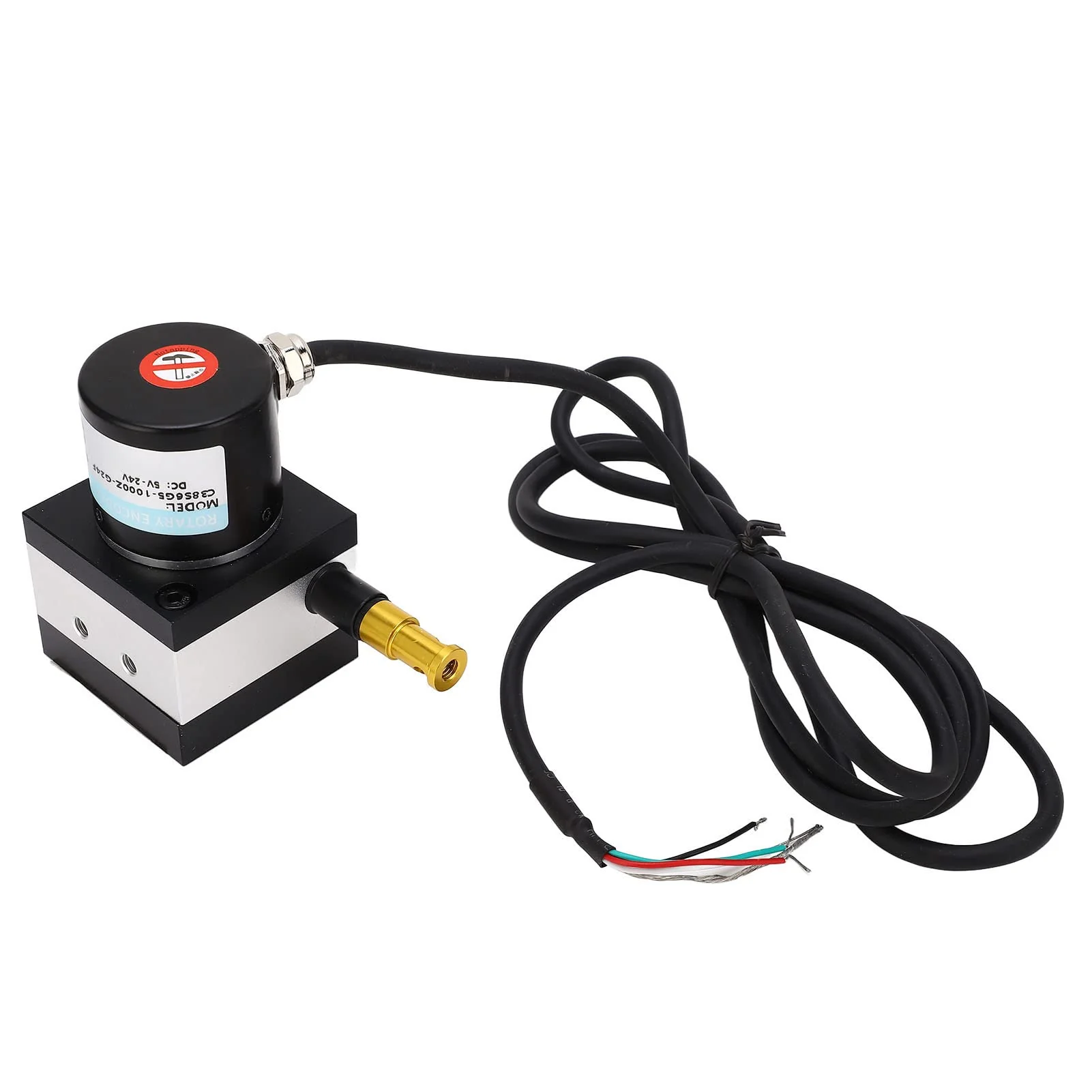 Incremental Cable Encoder, Pulley Encoder, DC8-24V, Linear Path Measurement, Efficient for Cylinders - Image 2