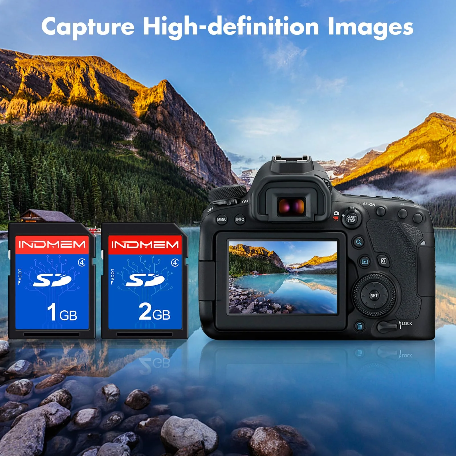 INDMEM SD Card 1GB + 2GB， Class 4 Flash Memory Card 2G SLC Standard Secure Digital Cards - Image 7