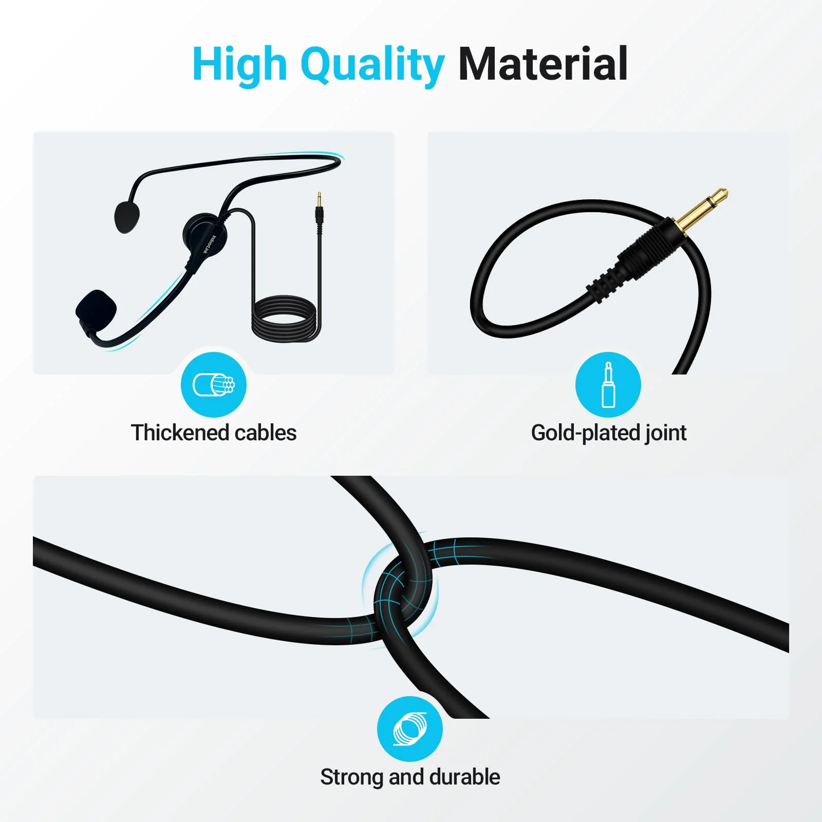 IndoorLink Headworn Microphone for Churches, Factory/Museum Visit, Exhibition, Court. - Image 3