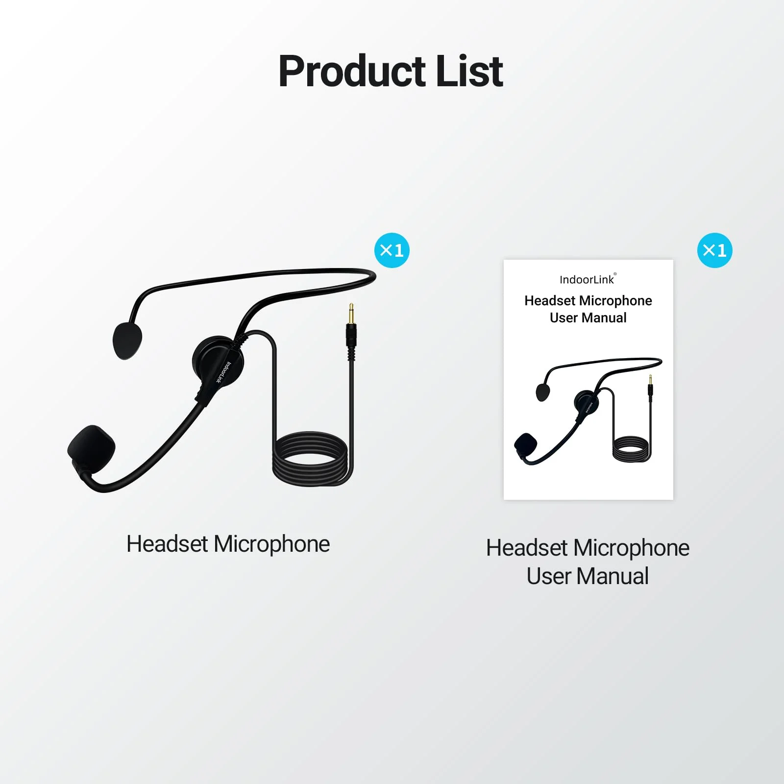 IndoorLink Over Ear Headworn Microphone for Churches, Factory/Museum Visit, Exhibition, Court. - Image 7