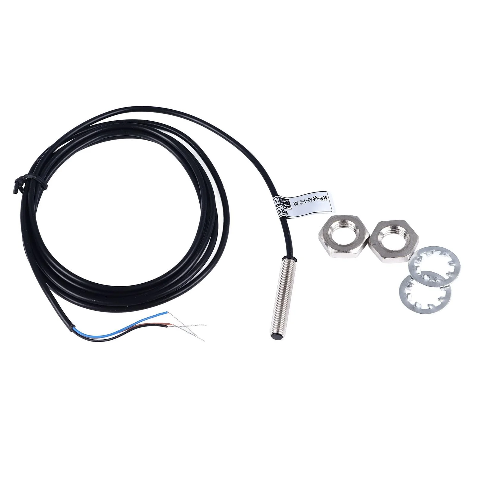 Inductive Proximity Sensor, DC6-36V M6 Mini Proximity Switch Made of Nickel-Plated Brass, 1 mm Detection Distance for Object Detection - Image 5