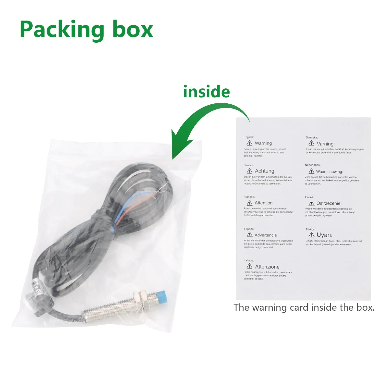 Inductive Proximity Sensor Switch LJ8A3-2-Z,M8,DC10-30V,NO, PNP 300mA,2mm Detecting Distance,3 Wire NO - Image 9
