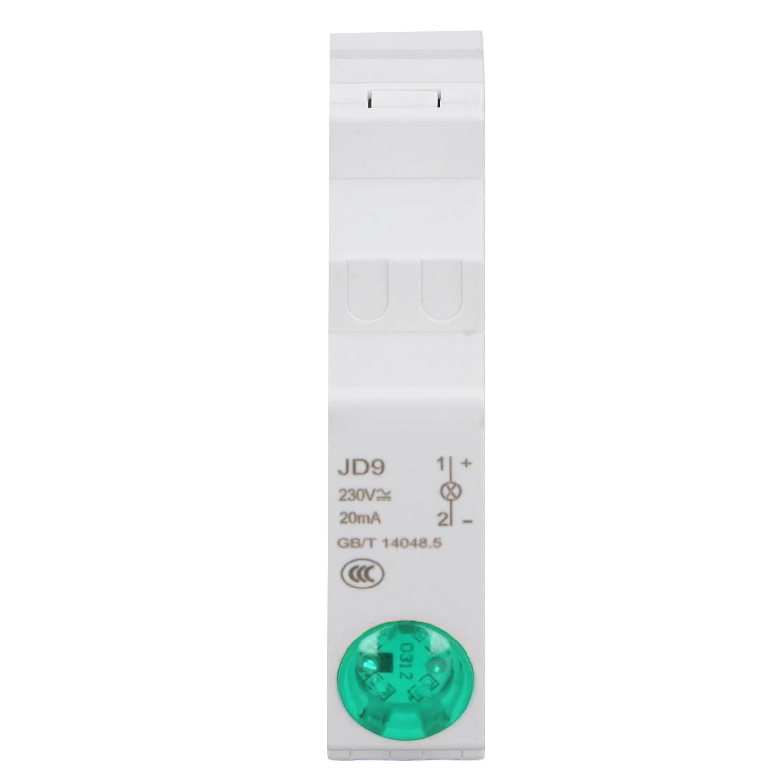 Industrial Indicator Light, DIN Rail Mount, LED Indicator Light, Circuit Signal Indicator for Distribution Box, CNC Lathes, Workshops, AC DC 230V (GREEN) Green - Image 9