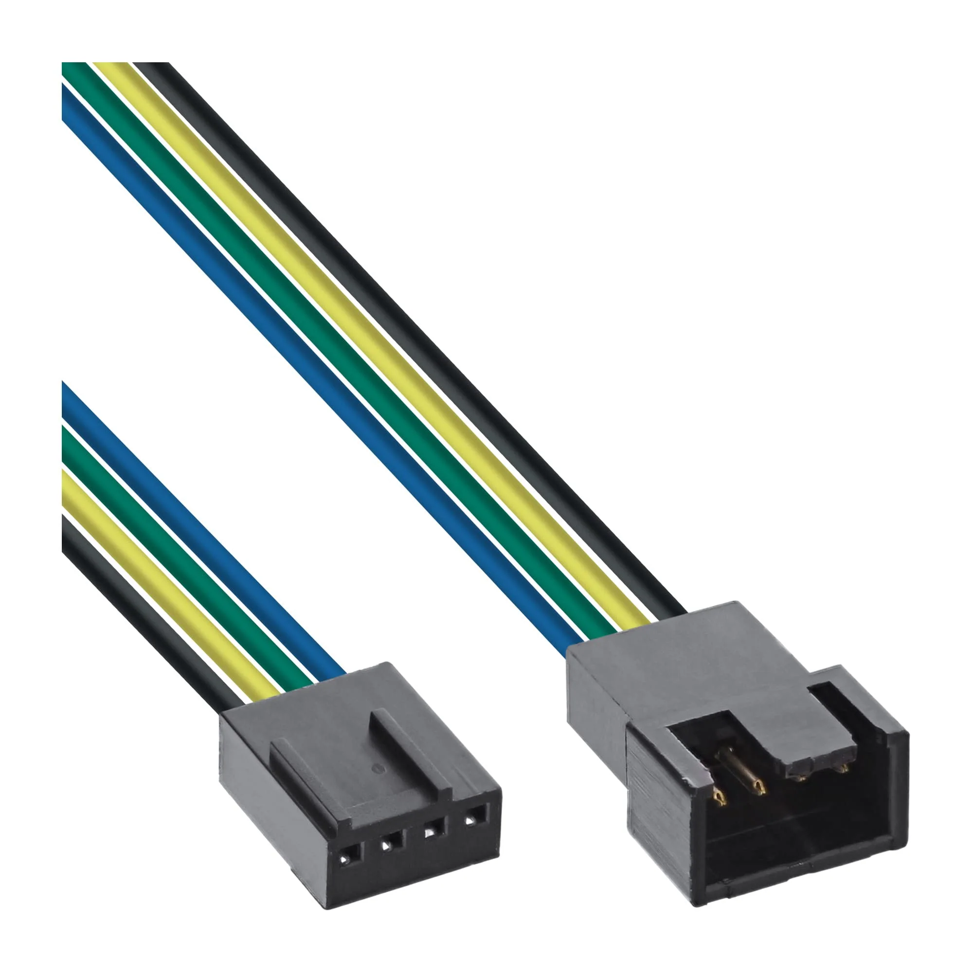 InLine 33328A Fan Cable Extension PWM 4-Pin Molex Male / Female 0.3 m 1x