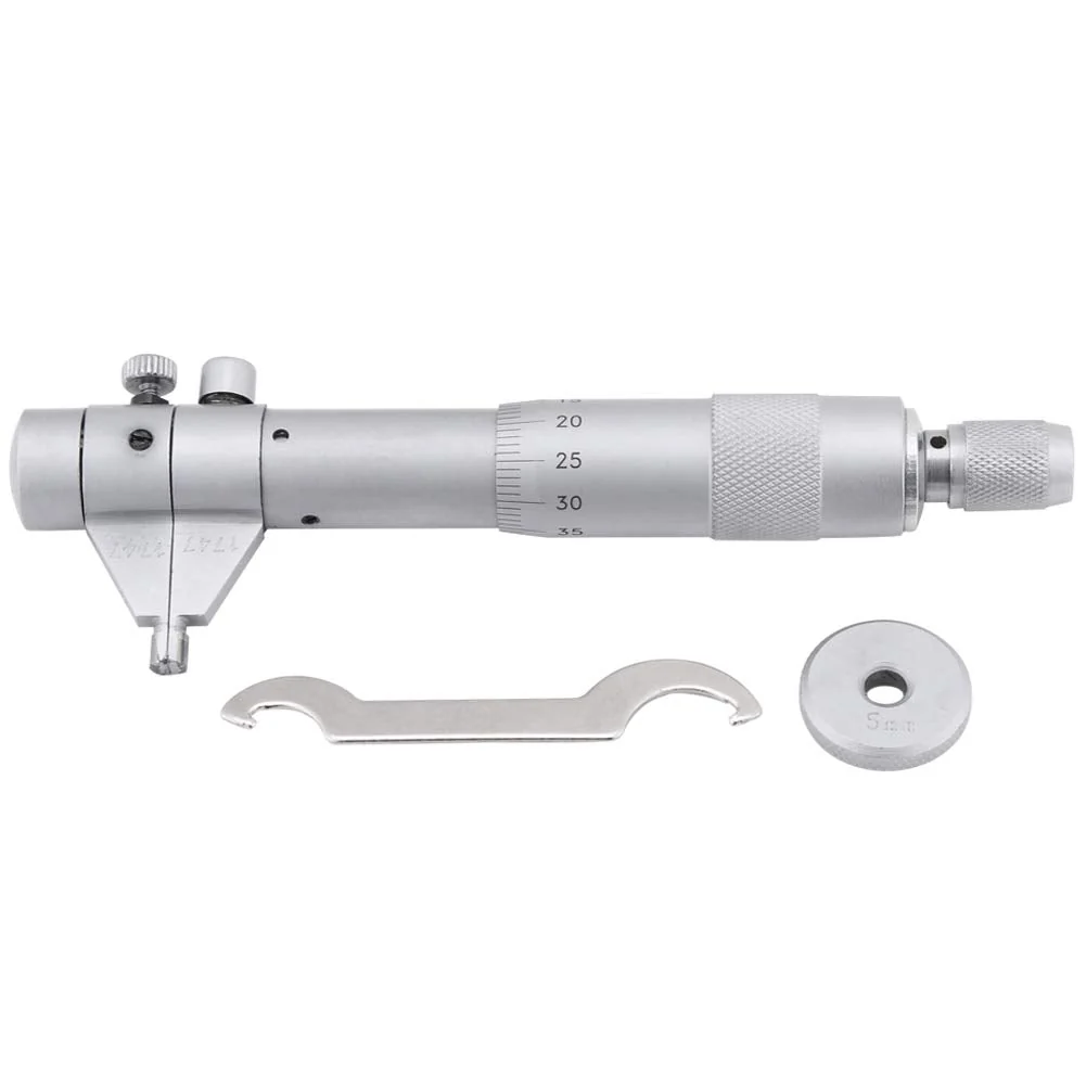 Inner Micrometer, Vernier Caliper, Inner Micrometer Set, 5-30 mm, Metric Inner Diameter Micrometer Set, 0.01 mm Accuracy, Internal Bore Hole Vernier Caliper Type with Storage Box - Image 8