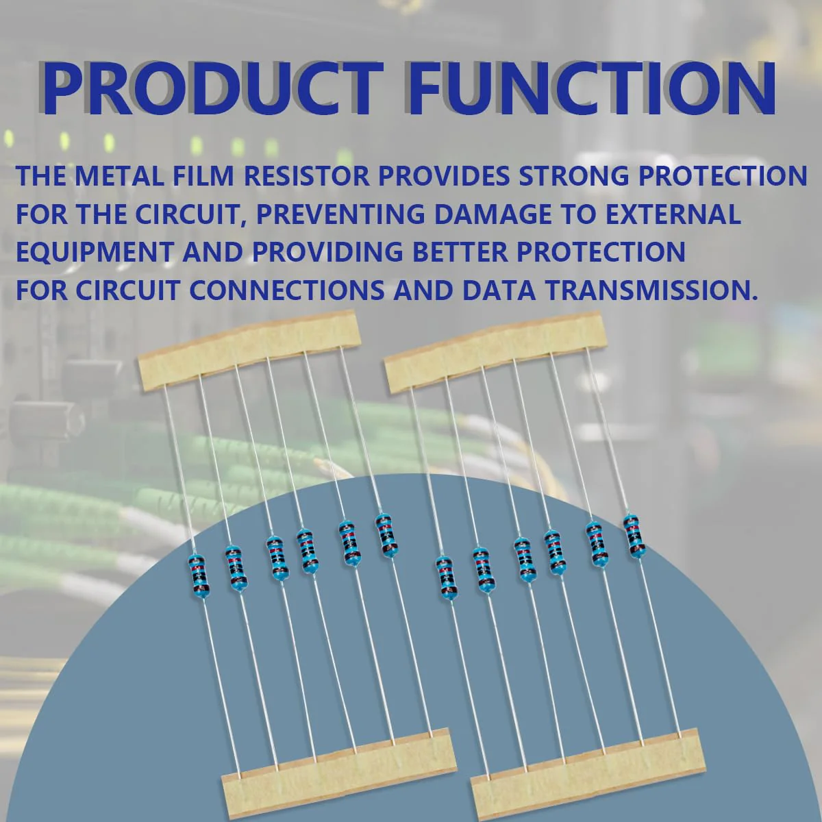 Innfeeltech 1/4 W 1% Tolerance 120 Ohm Metal Film Resistor for DIY Project and Experiments, 100 Pieces 1/4W 120Ω - Image 4