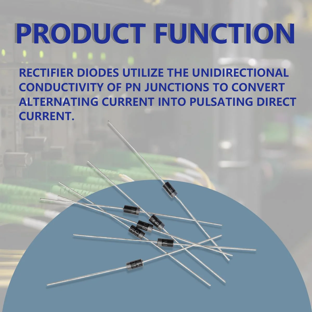 Innfeeltech 30pcs 1N5408 Rectifier Diodes Universal Silicon Rectifier, 3A, 1000V Silicon Rectifier Diodes - Image 4
