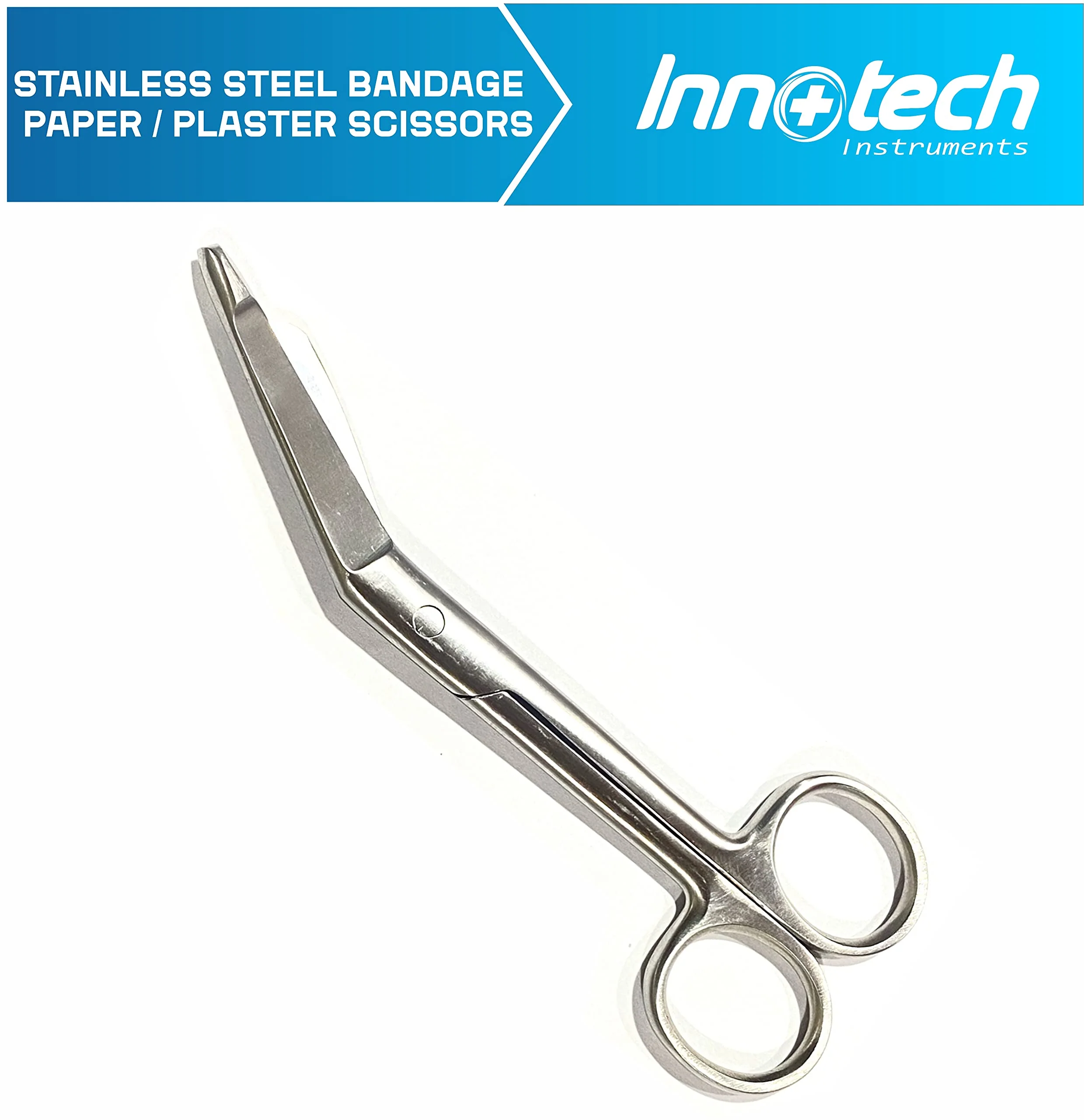 Innotech Diagnostic Reflex and Neurology Sensitivity Diagnostics 5-Piece Set with Nerve Wheel Reflex Hammer Bandage Scissors and Tuning Fork with 512 Hz and 128 Hz (Reflex Set) - Image 4