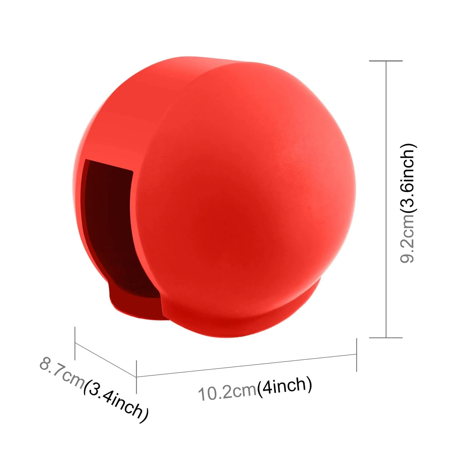Insta 360 X5 Invisible Dive Case Lens Guard, Silicone Lens Cover Protector for Insta360 X5 Diving Case Lens Cap, Action Camera Accessories (Red) Red - Image 7