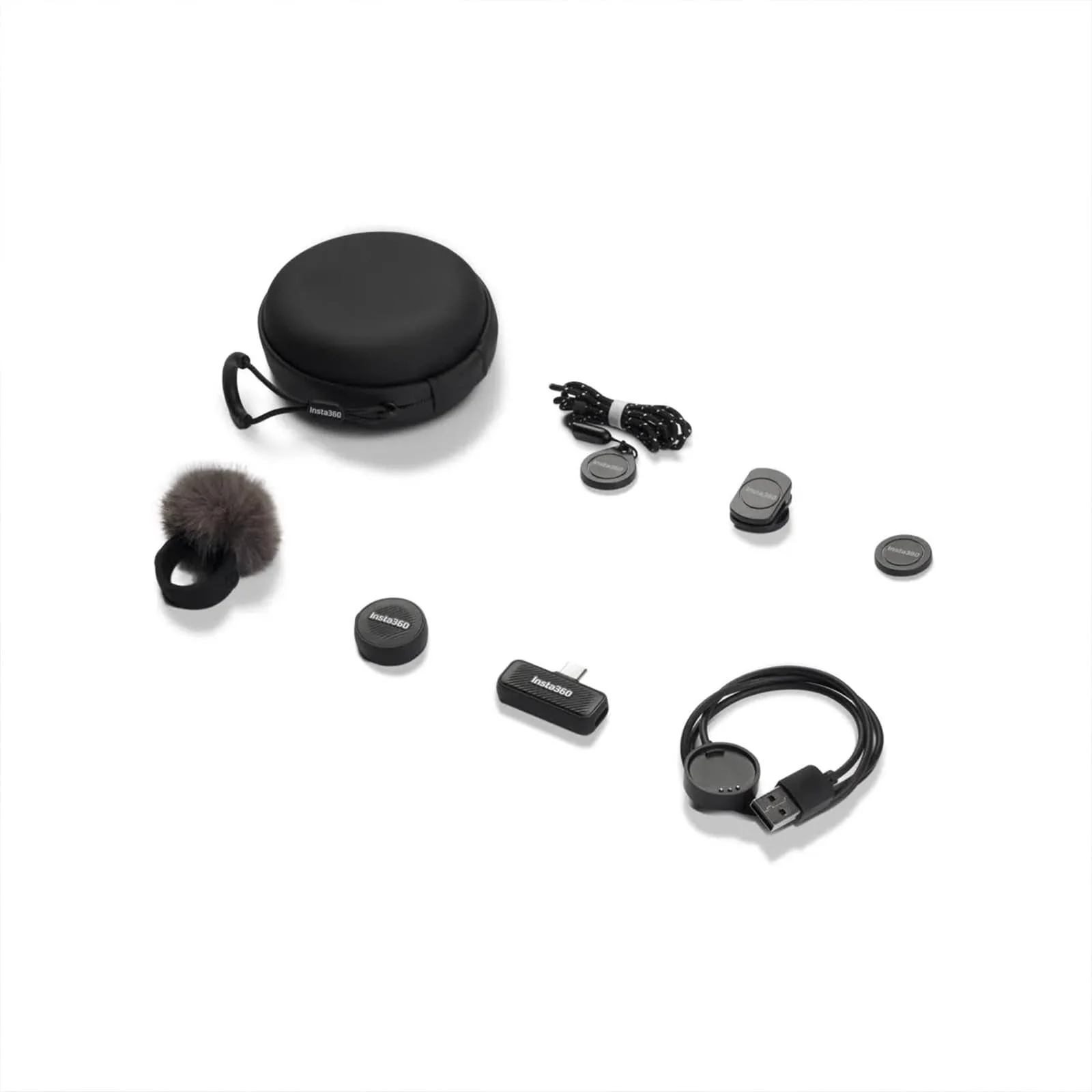 Insta360 Mic Air,Ultralight 7.9g Transmitter, as Compact as a Coin, 48kHz Audio with Built-in Noise Reduction, 10-Hour Battery Life, 300m Range, X5/X4/ACE PRO 2, Flow/Flow 2/Flow 2 PRO((1 TX + 1 RX) 1 TX + 1 RX - Image 2