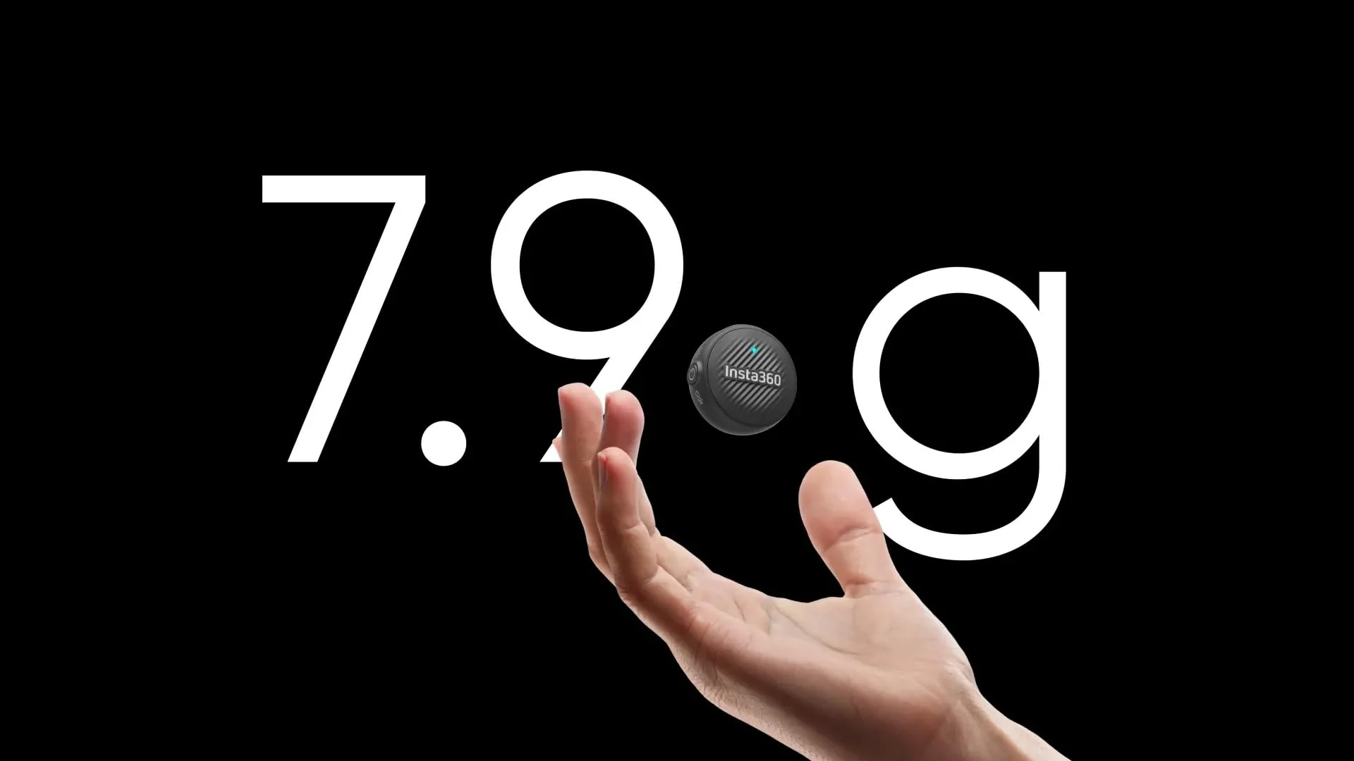 Insta360 Mic Air,Ultralight 7.9g Transmitter, as Compact as a Coin, 48kHz Audio with Built-in Noise Reduction, 10-Hour Battery Life, 300m Range, X5/X4/ACE PRO 2, Flow/Flow 2/Flow 2 PRO((1 TX + 1 RX) 1 TX + 1 RX - Image 3