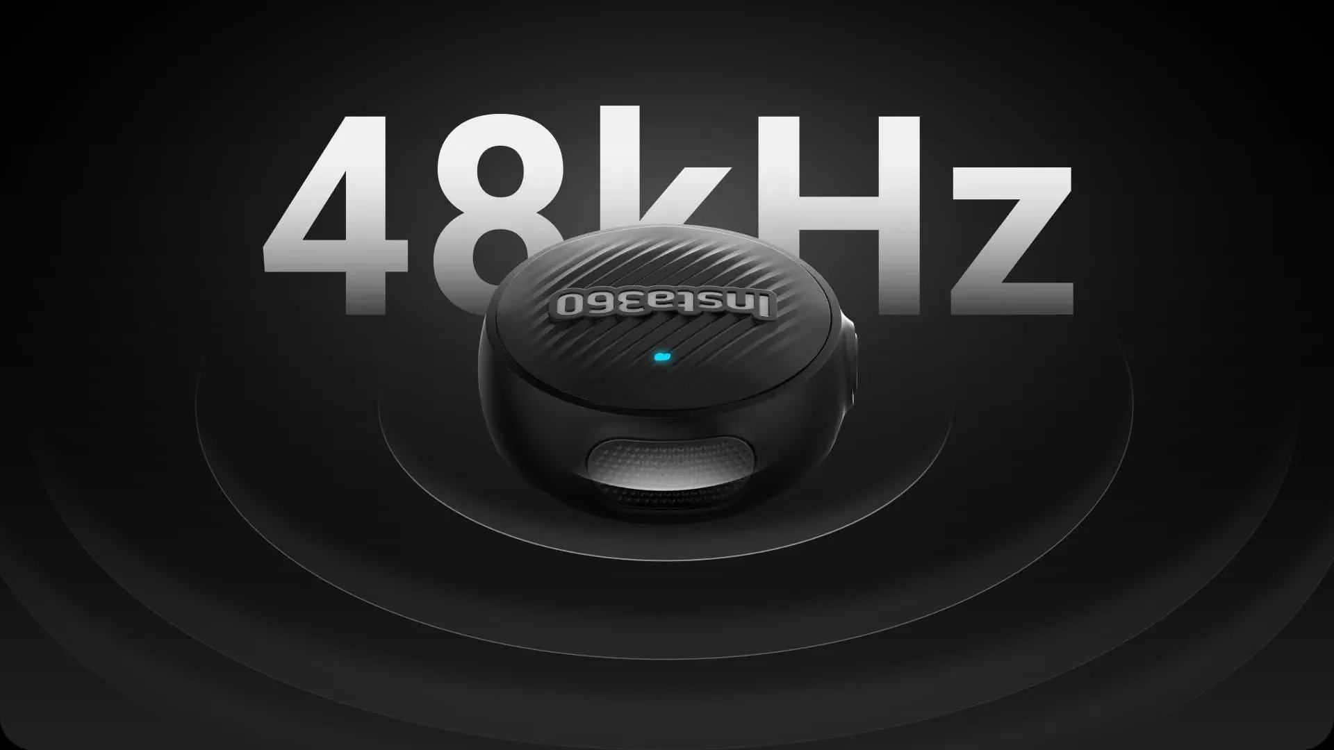 Insta360 Mic Air,Ultralight 7.9g Transmitter, as Compact as a Coin, 48kHz Audio with Built-in Noise Reduction, 10-Hour Battery Life, 300m Range, X5/X4/ACE PRO 2, Flow/Flow 2/Flow 2 PRO((1 TX + 1 RX) 1 TX + 1 RX - Image 4