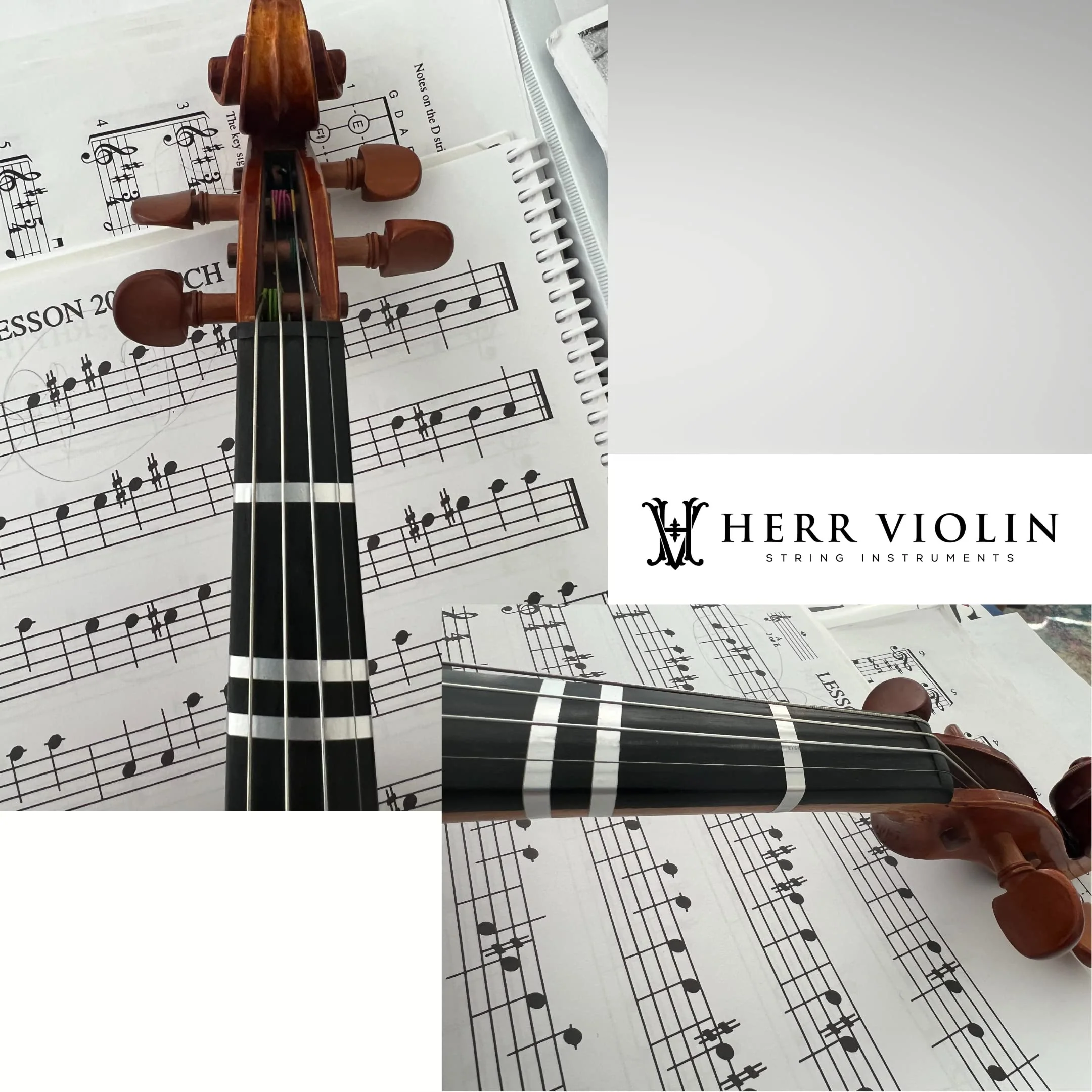 Instrument Fingerboard Tape for Violin and Viola, String Instrument fingerboard Tapes, Note Positioning tape, Gold - Image 3