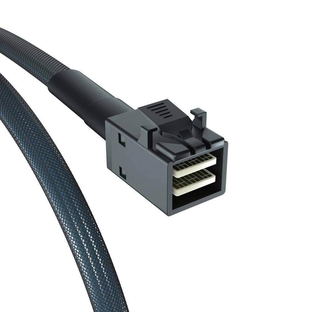 Internal Mini SAS HD SFF-8643 to 4xSFF-8482 Fan-Out SAS Cable with IDE Molex SATA Power for Raid Controller to Hard Drive, 12Gb/s, 0.5m(1.6ft) - Image 5
